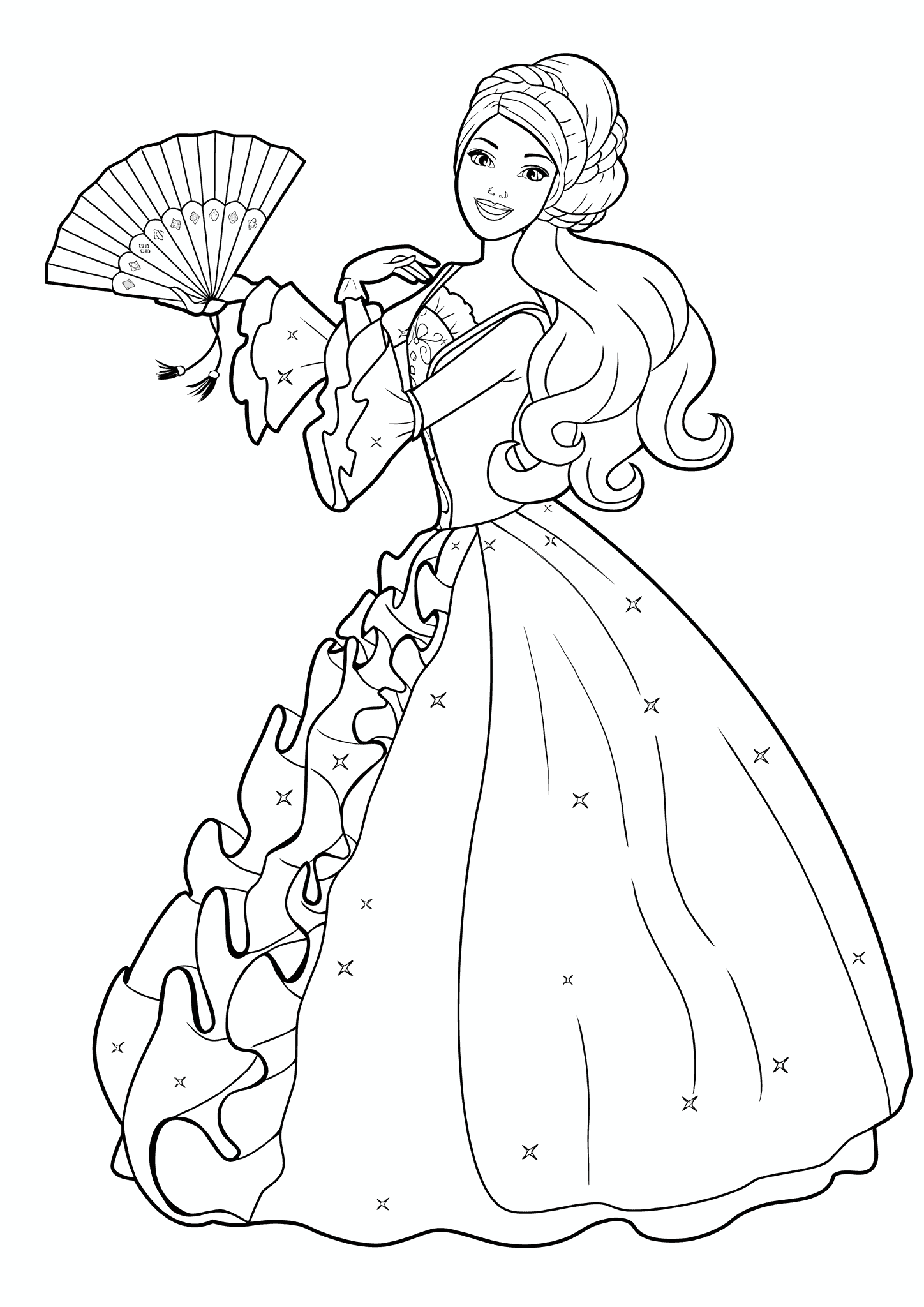 Barbie Doll in Ball Gown