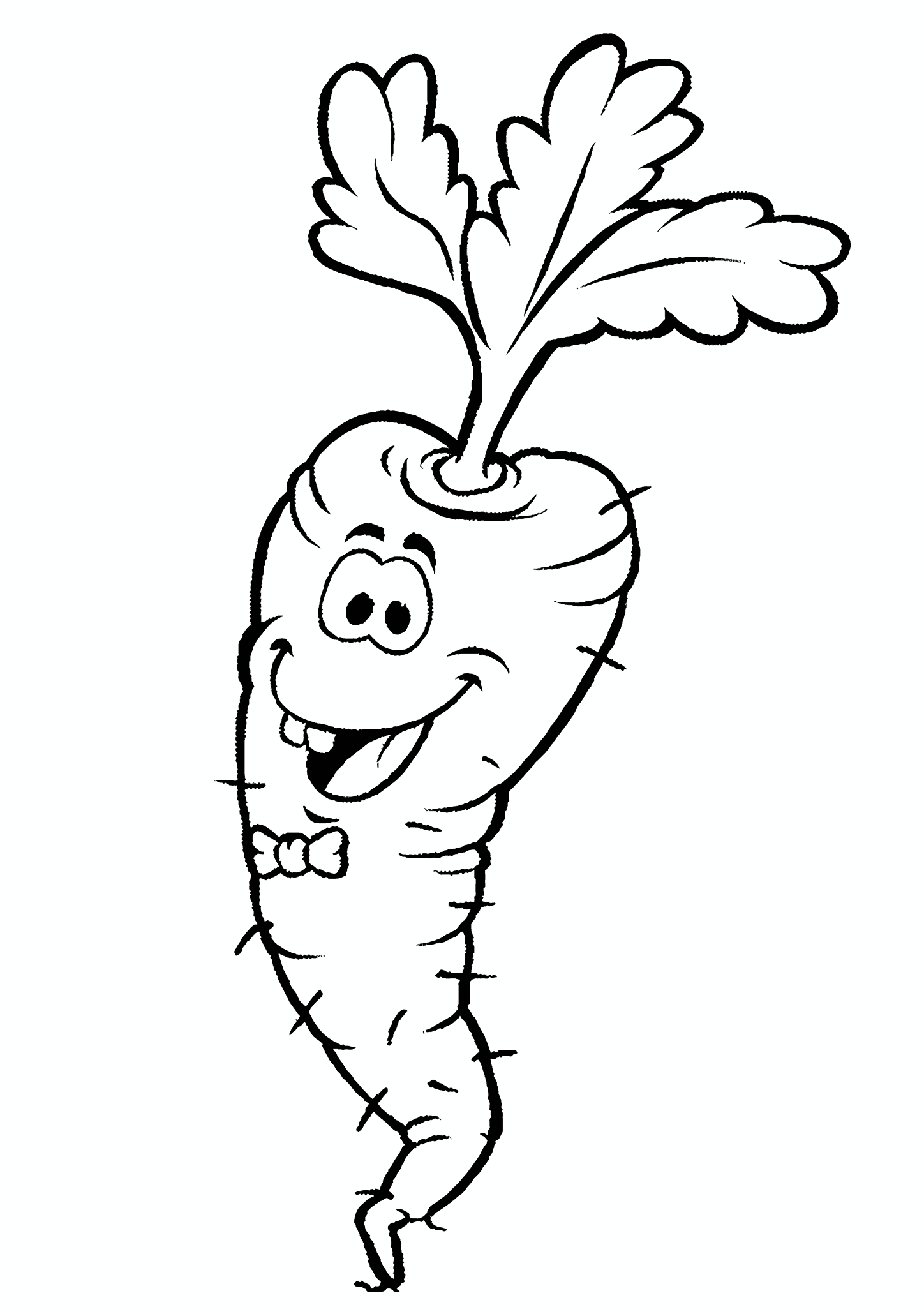 Carrots: Funny Vegetable in a Tie