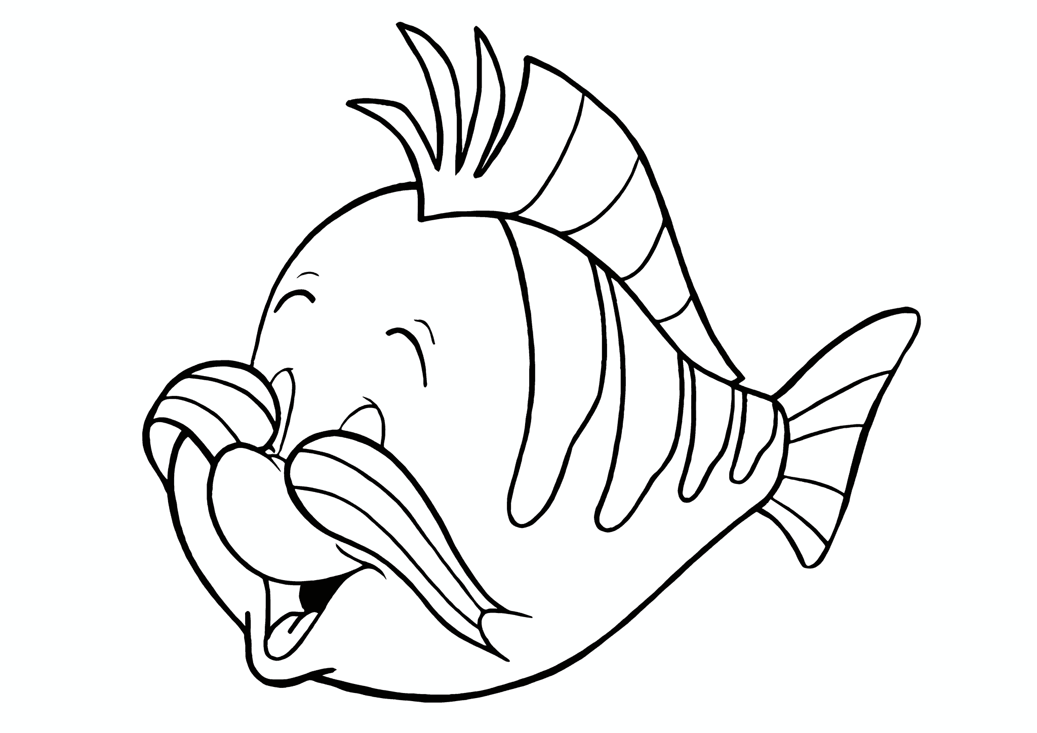 Flounder Plays Hide and Seek