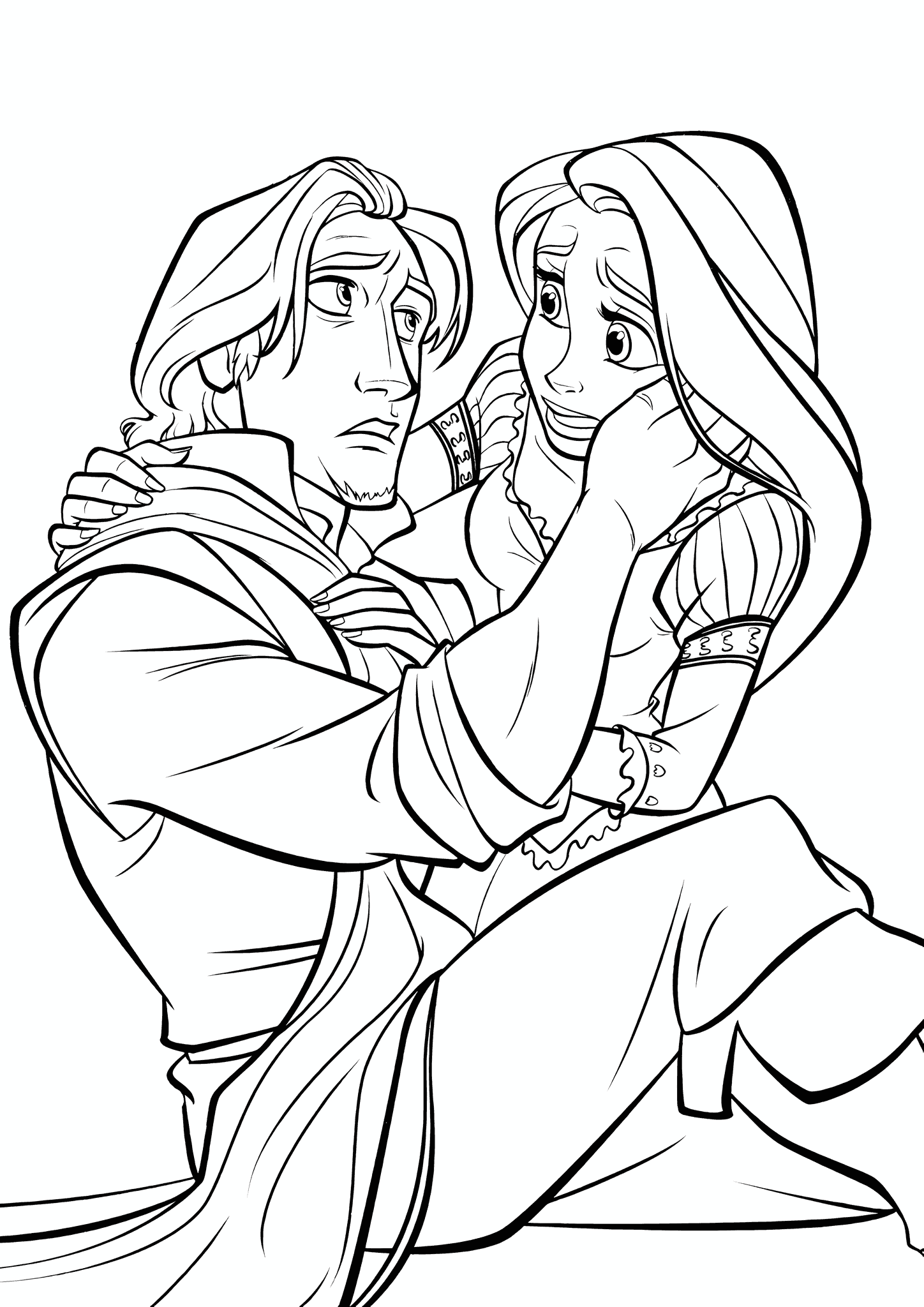 Rapunzel Princess is Worried About Flin