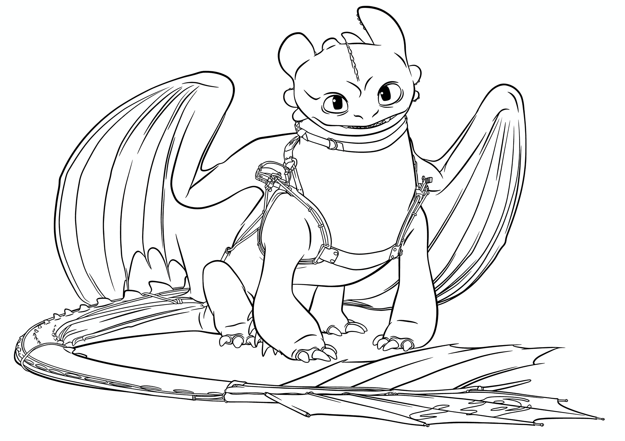Sitting Dragon Toothless