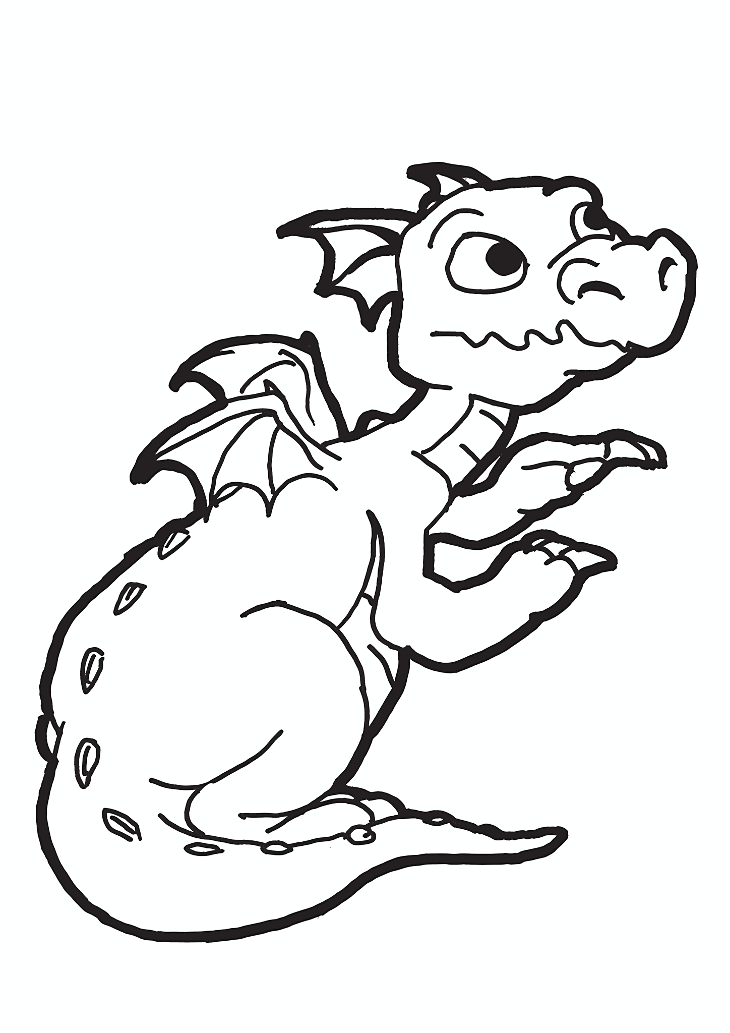 Curious Baby Dragon