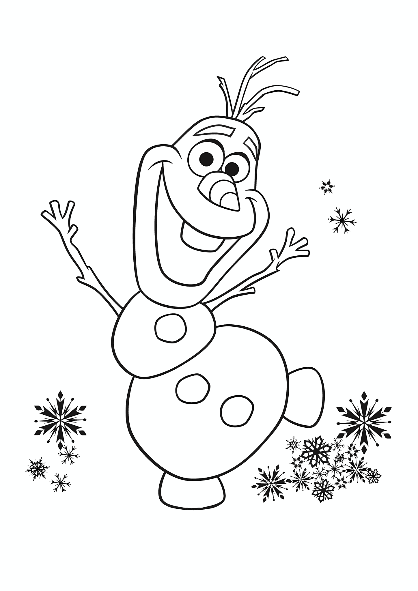 Frozen: Cute Snowman Olaf