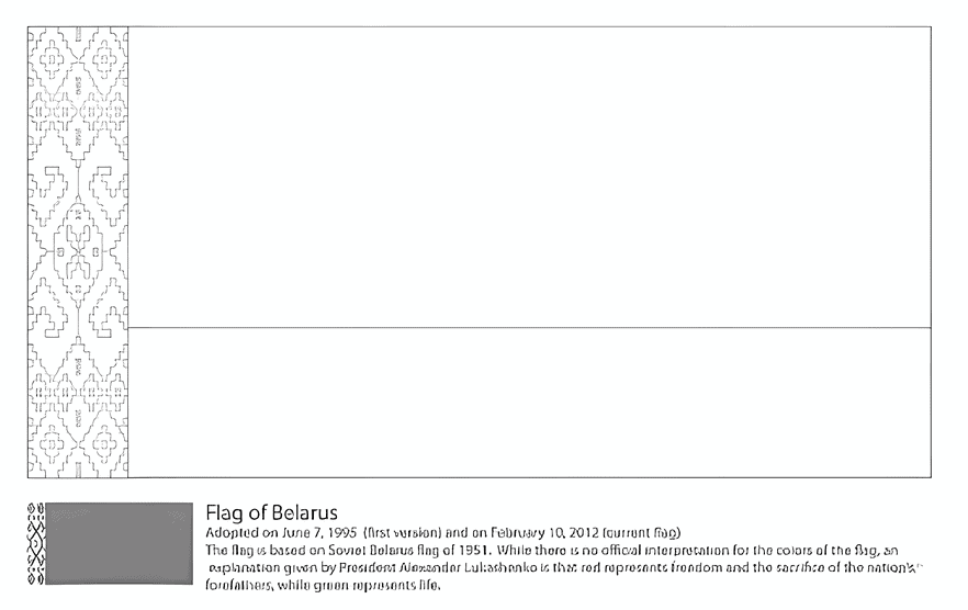 Flag of the Republic of Belarus