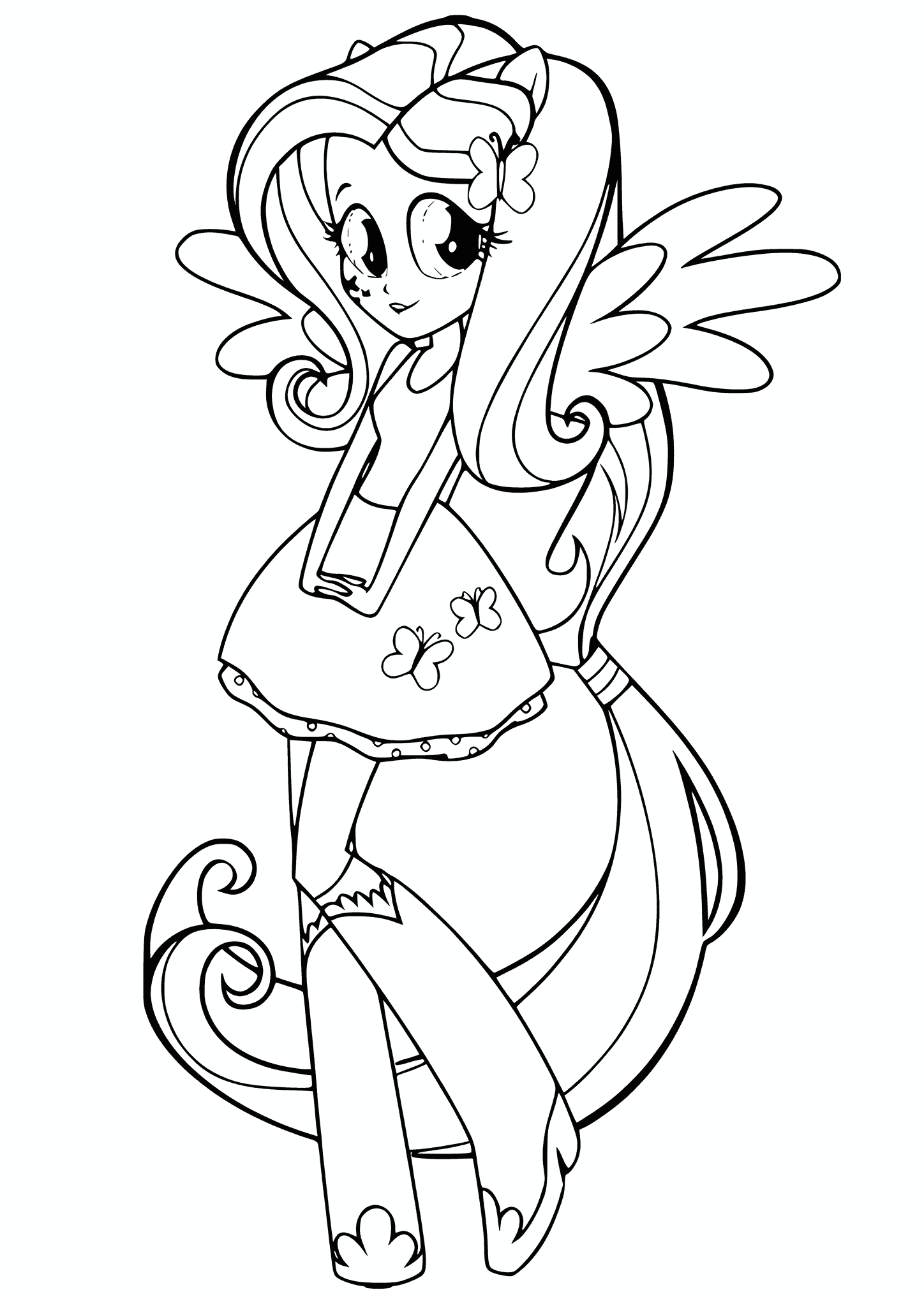 Fluttershy (MLP): Two Girls of Exvestia