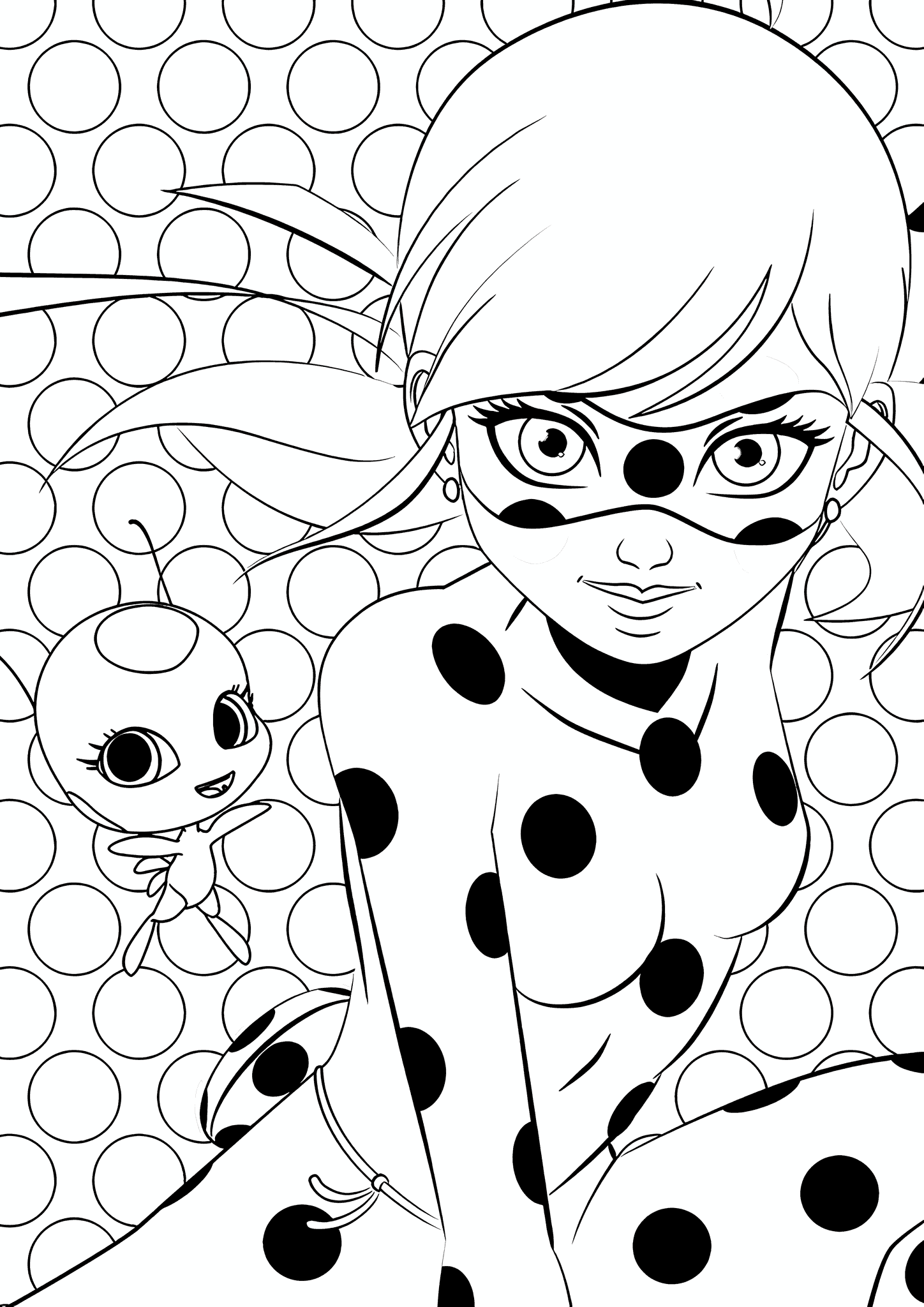 Ladybug and Kwami Tikki