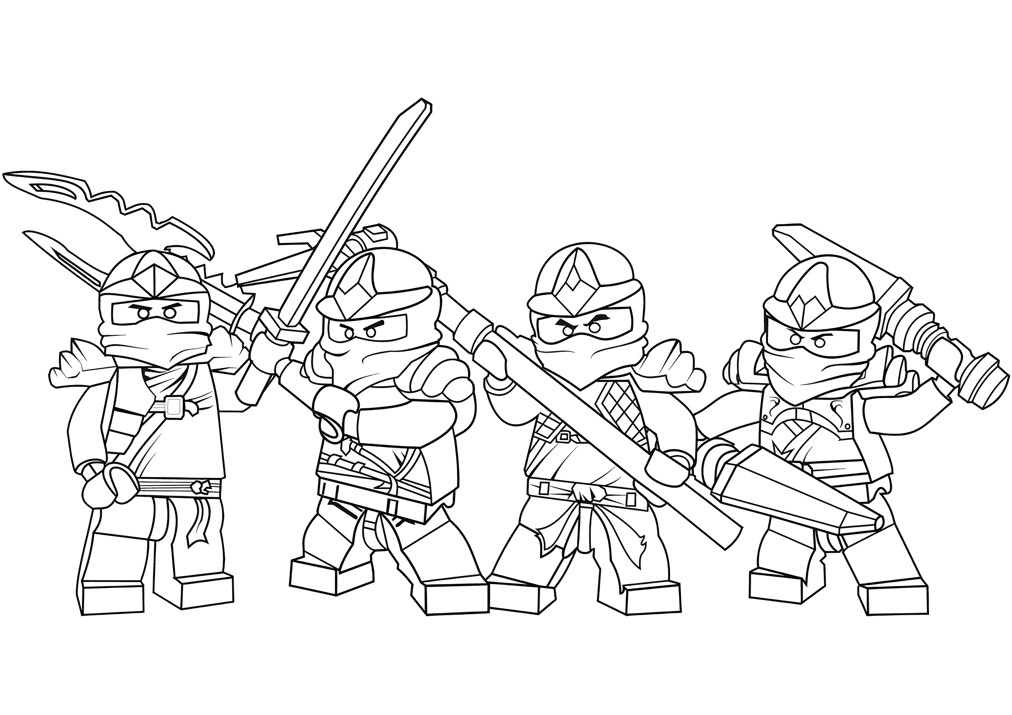 Lego Ninjago: Four Ninjas
