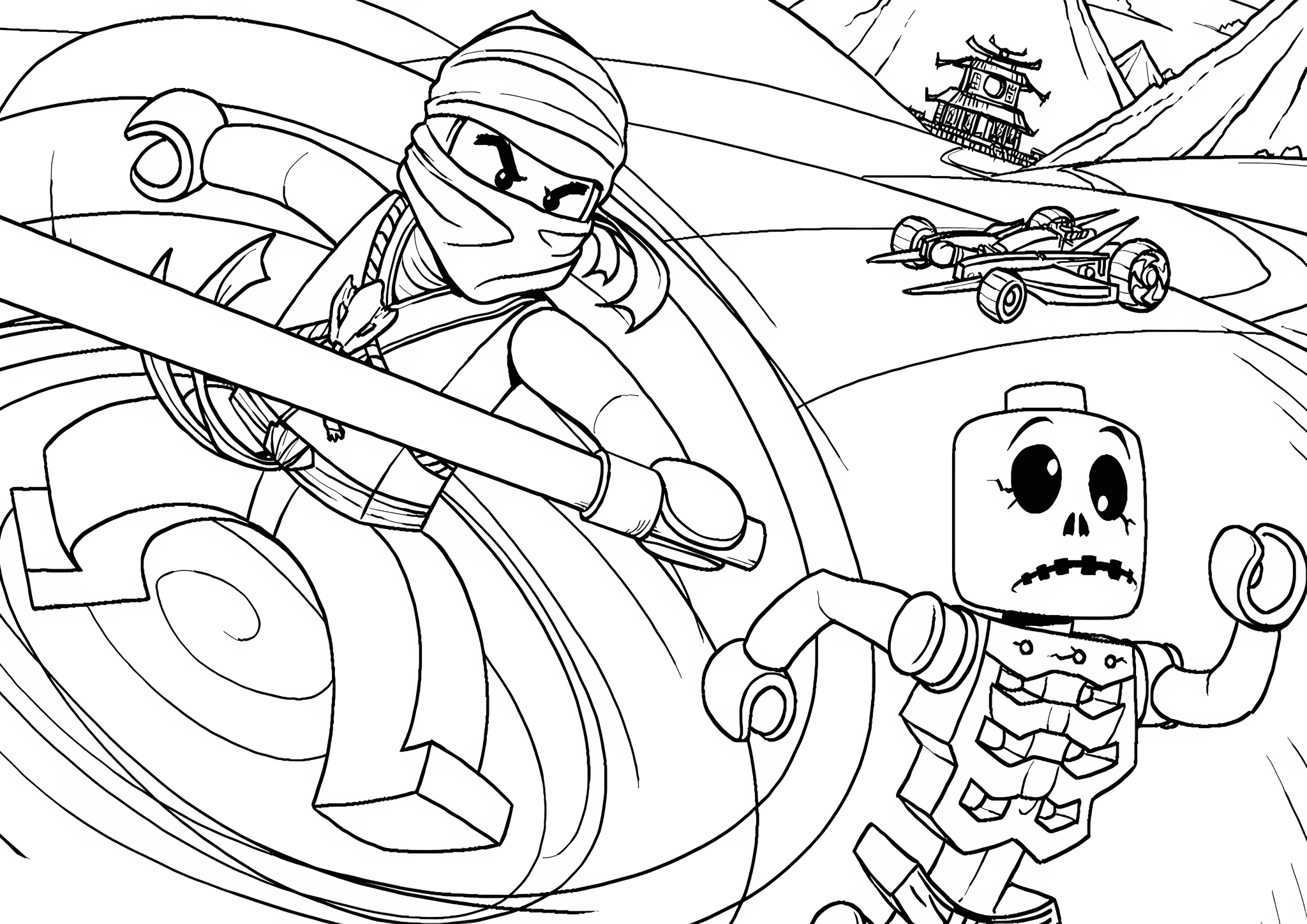 Lego Ninjago: Fighting Skeletons