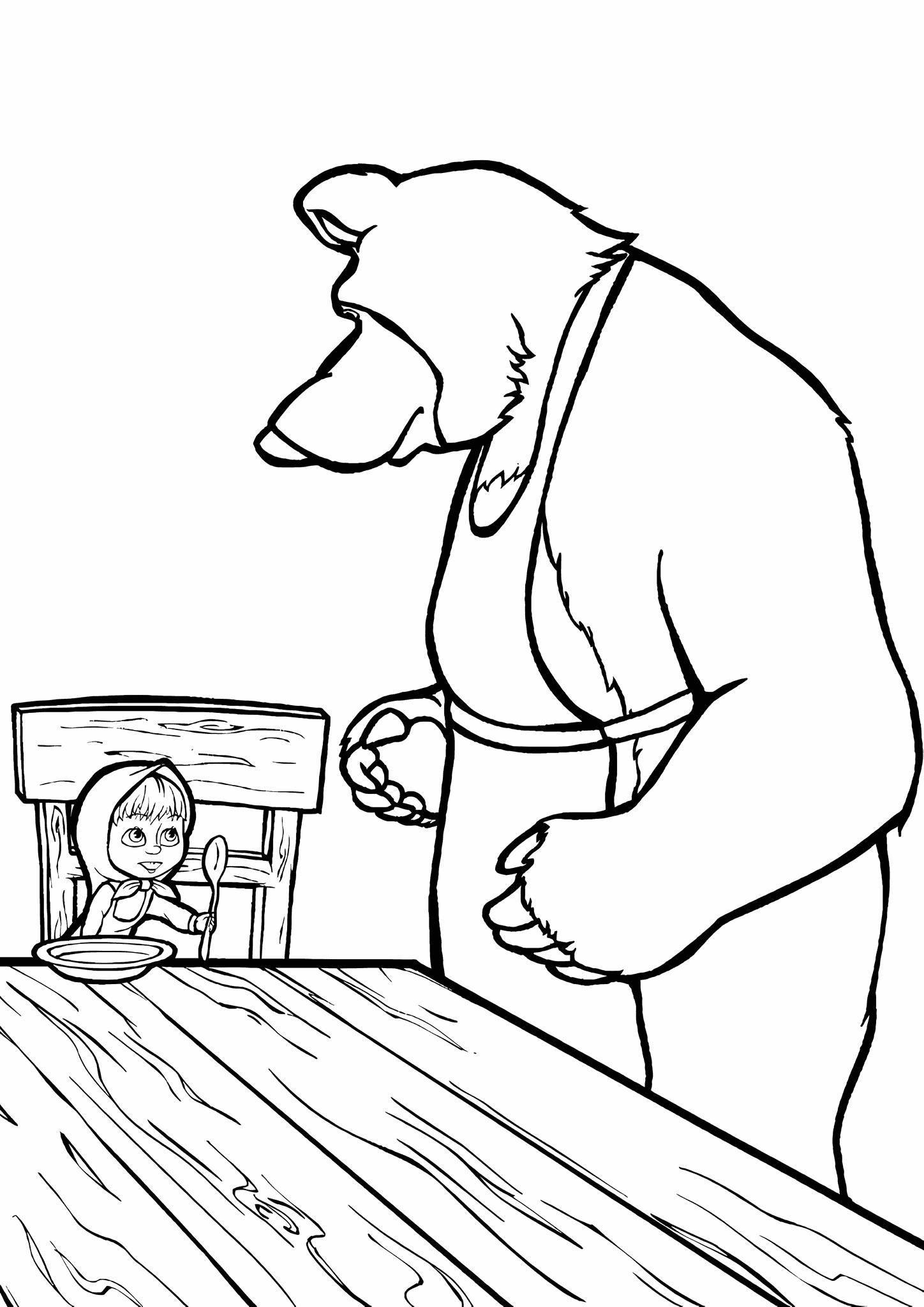 Masha and the Bear: Masha Asks for Porridge