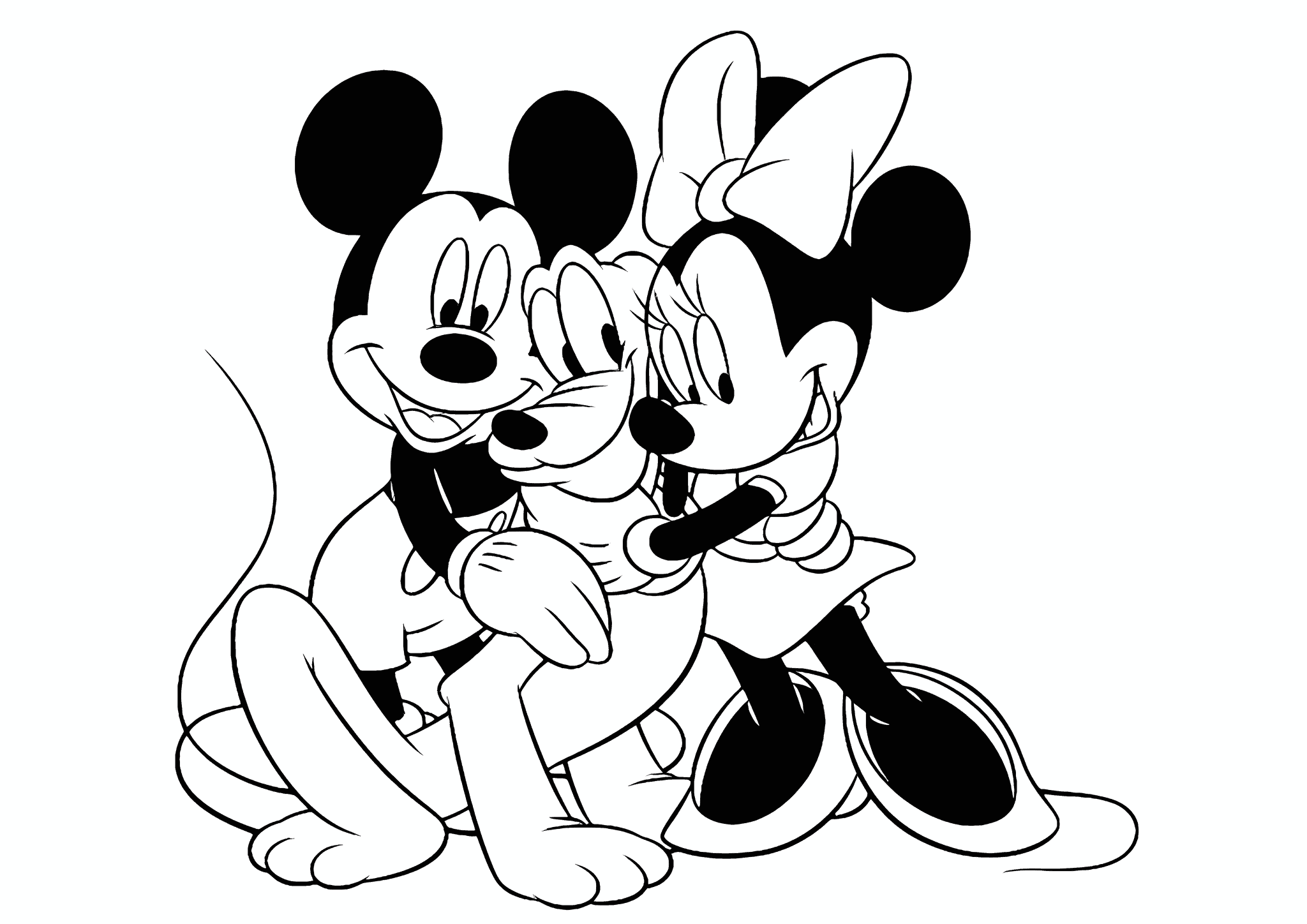 Mickey Mouse and Family