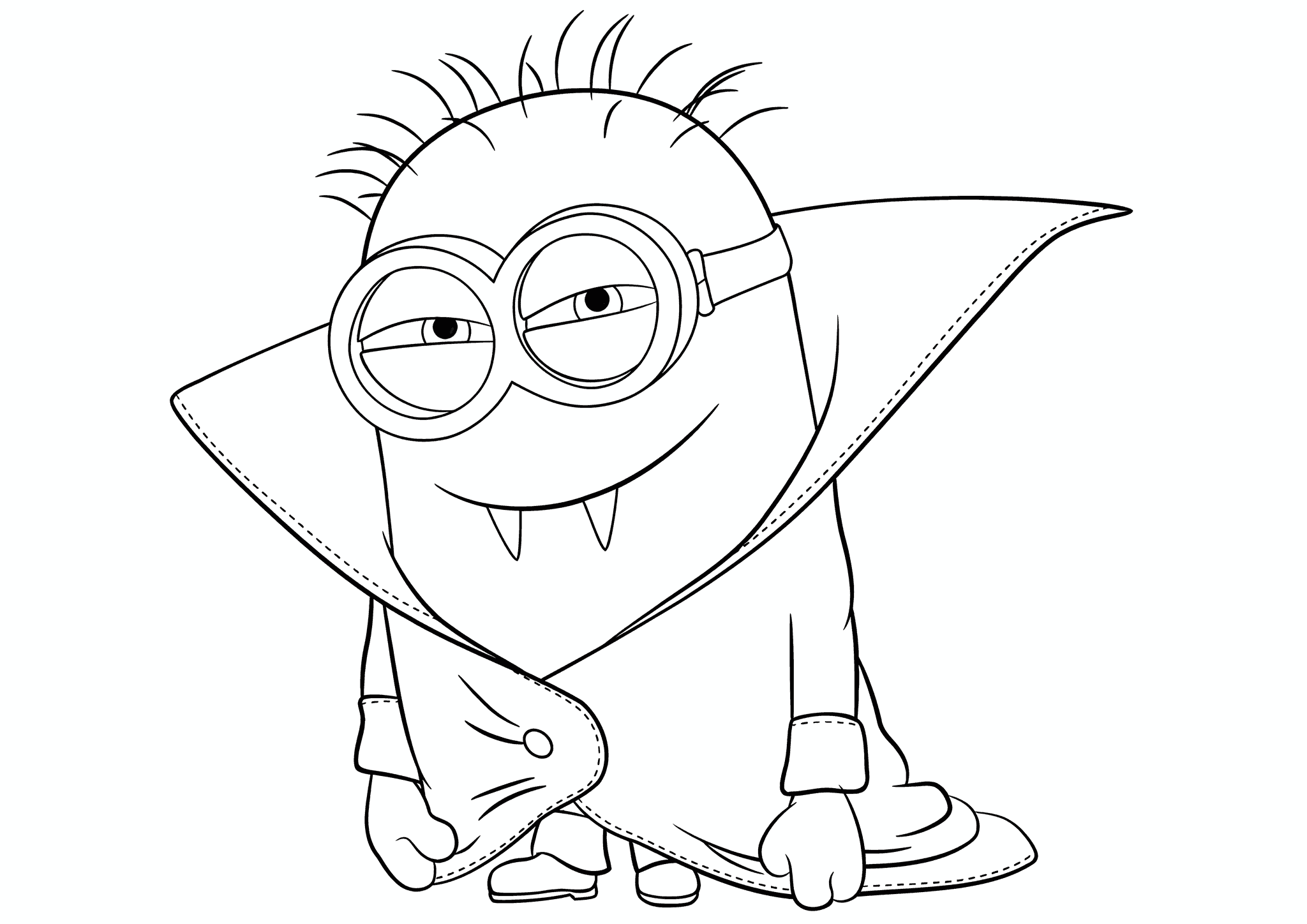 Minions: Phil in a Dracula Costume
