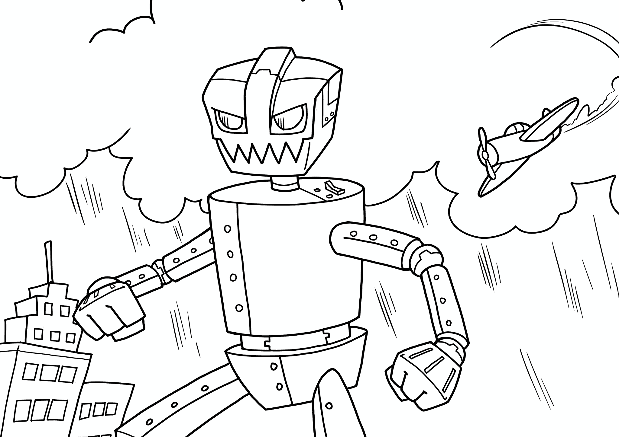Robot Iron Fighter