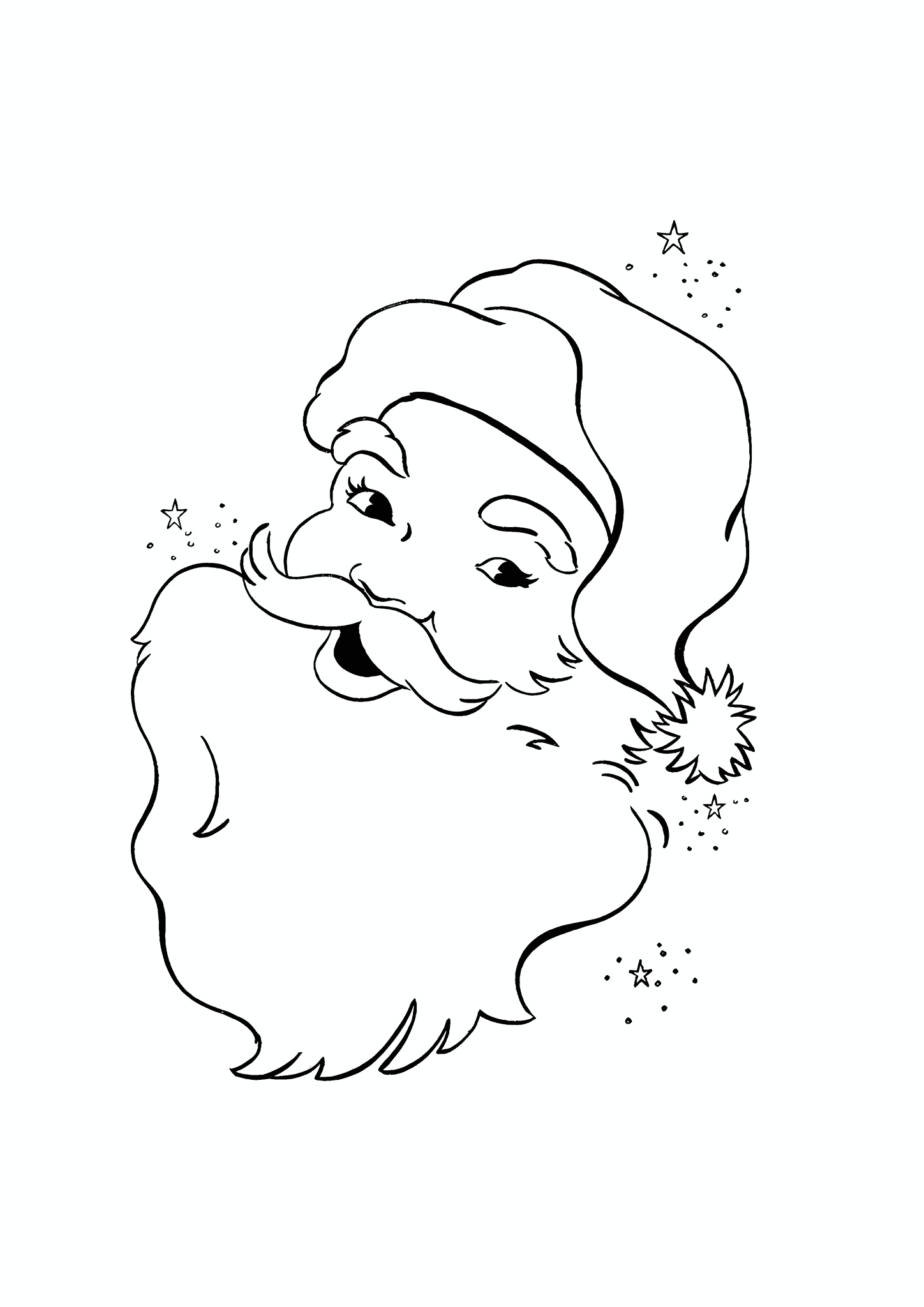 Good-natured Santa Claus