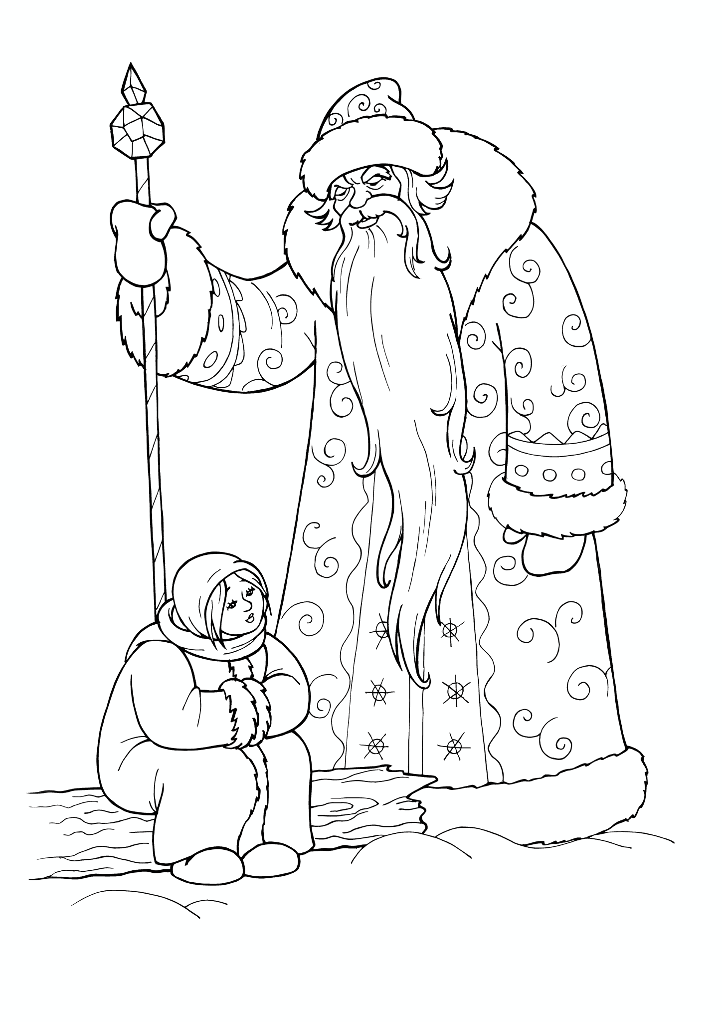Frosty Santa Claus