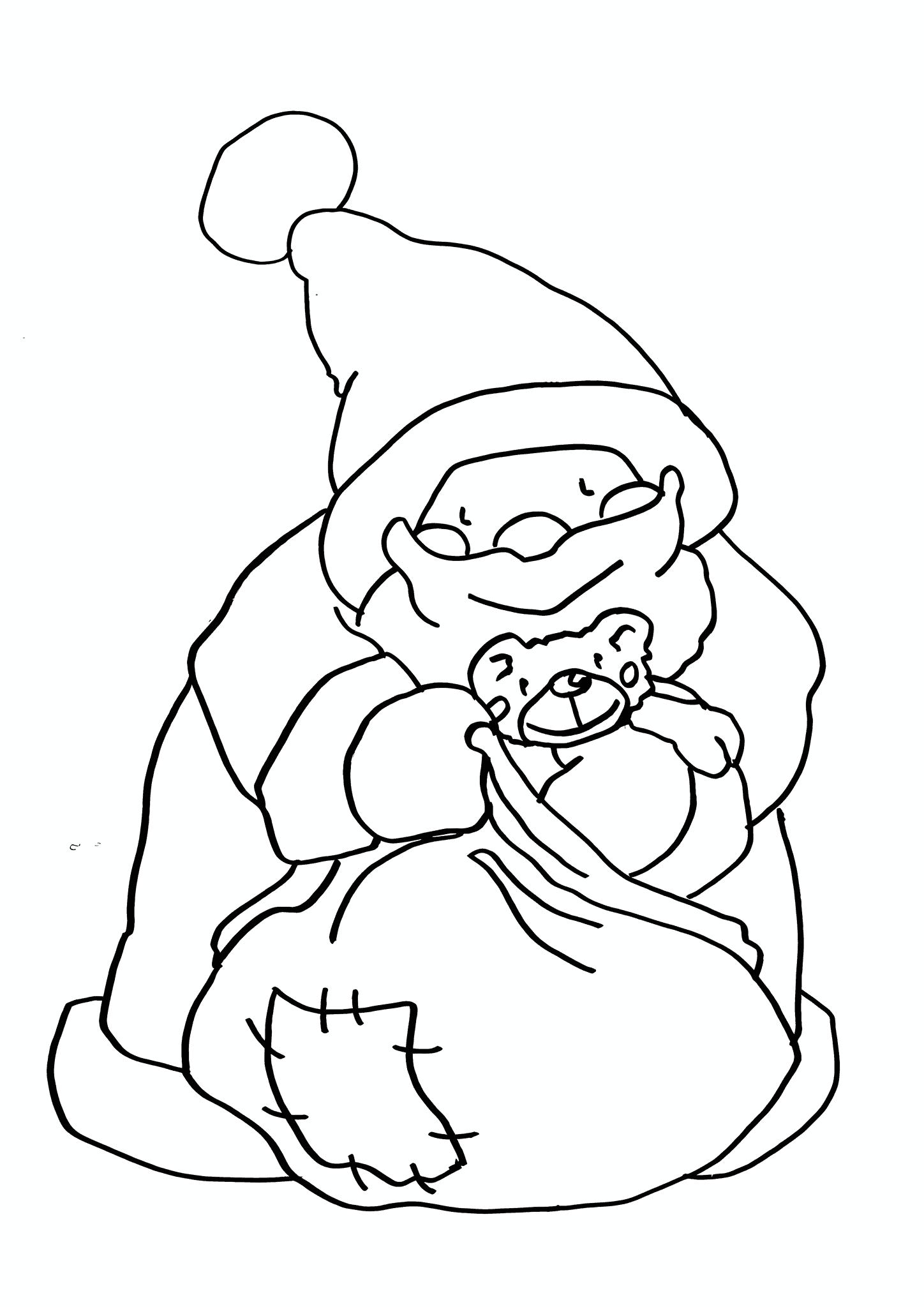 Santa Claus is Packing Presents