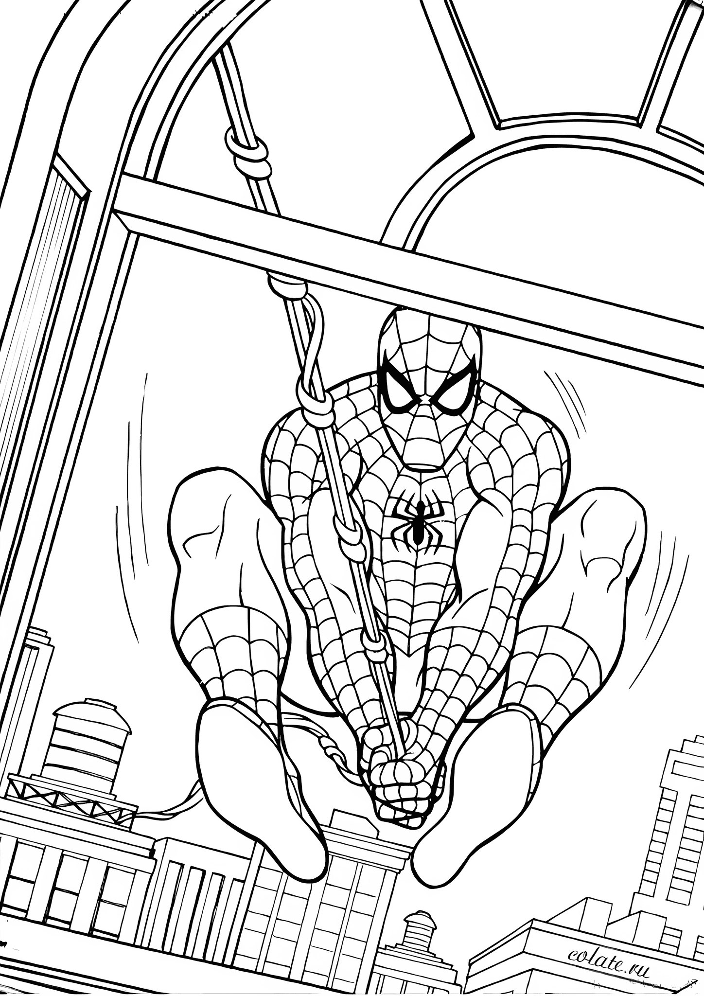 Spiderman Breaks the Window