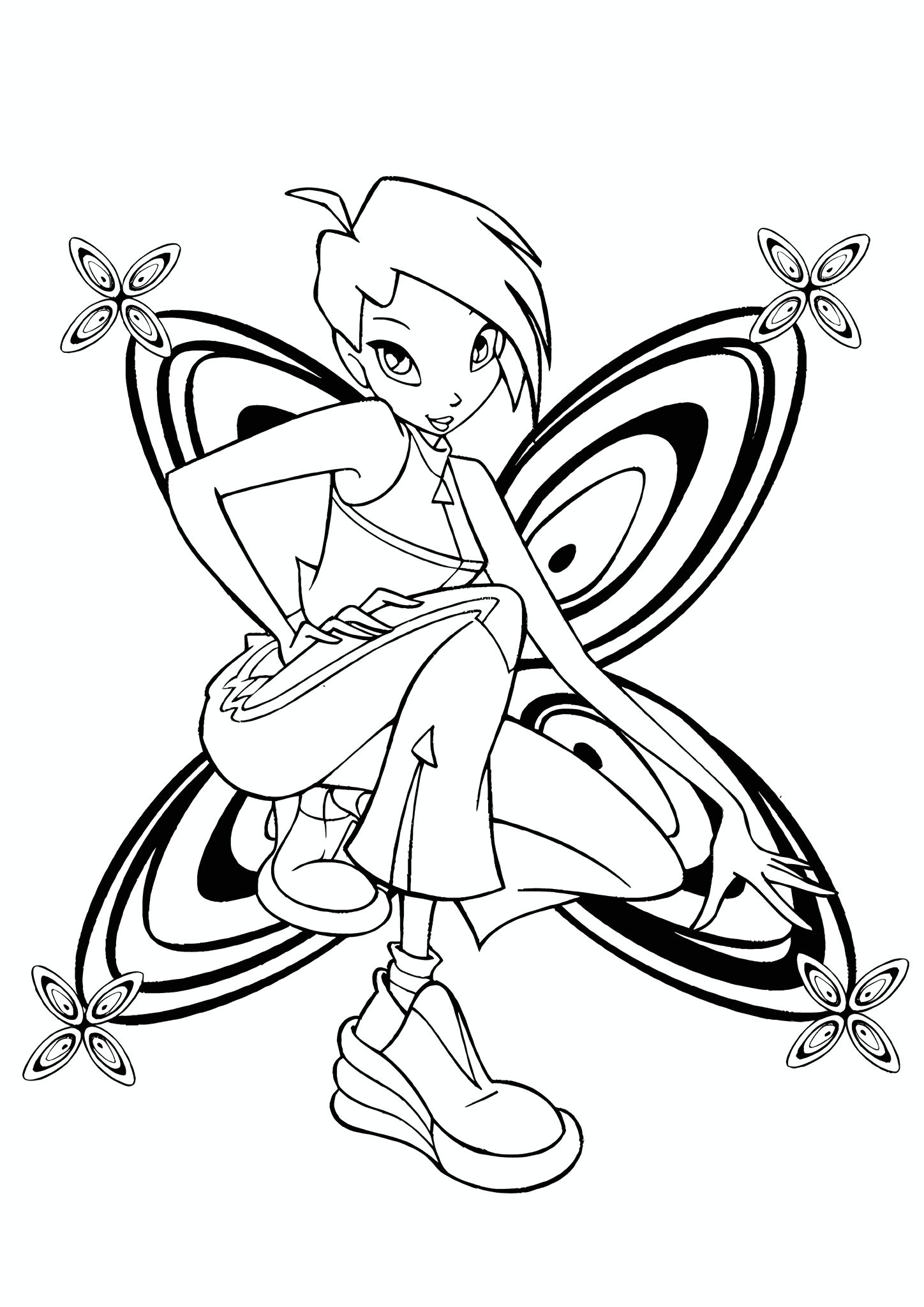 Tecna (Winx Club): Smiling Winx Fairy