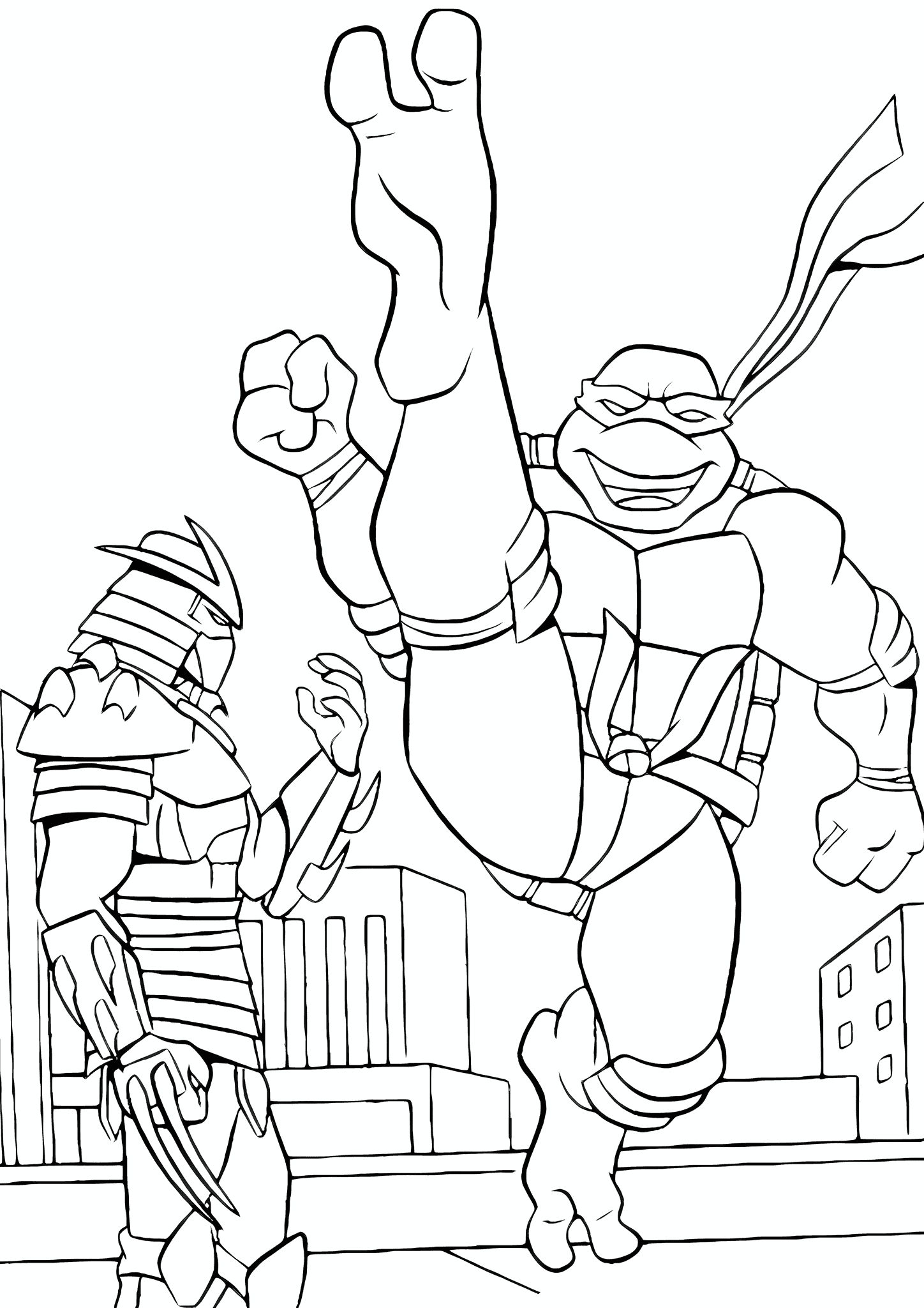 Ninja Turtles: Leonardo Beats Shredder