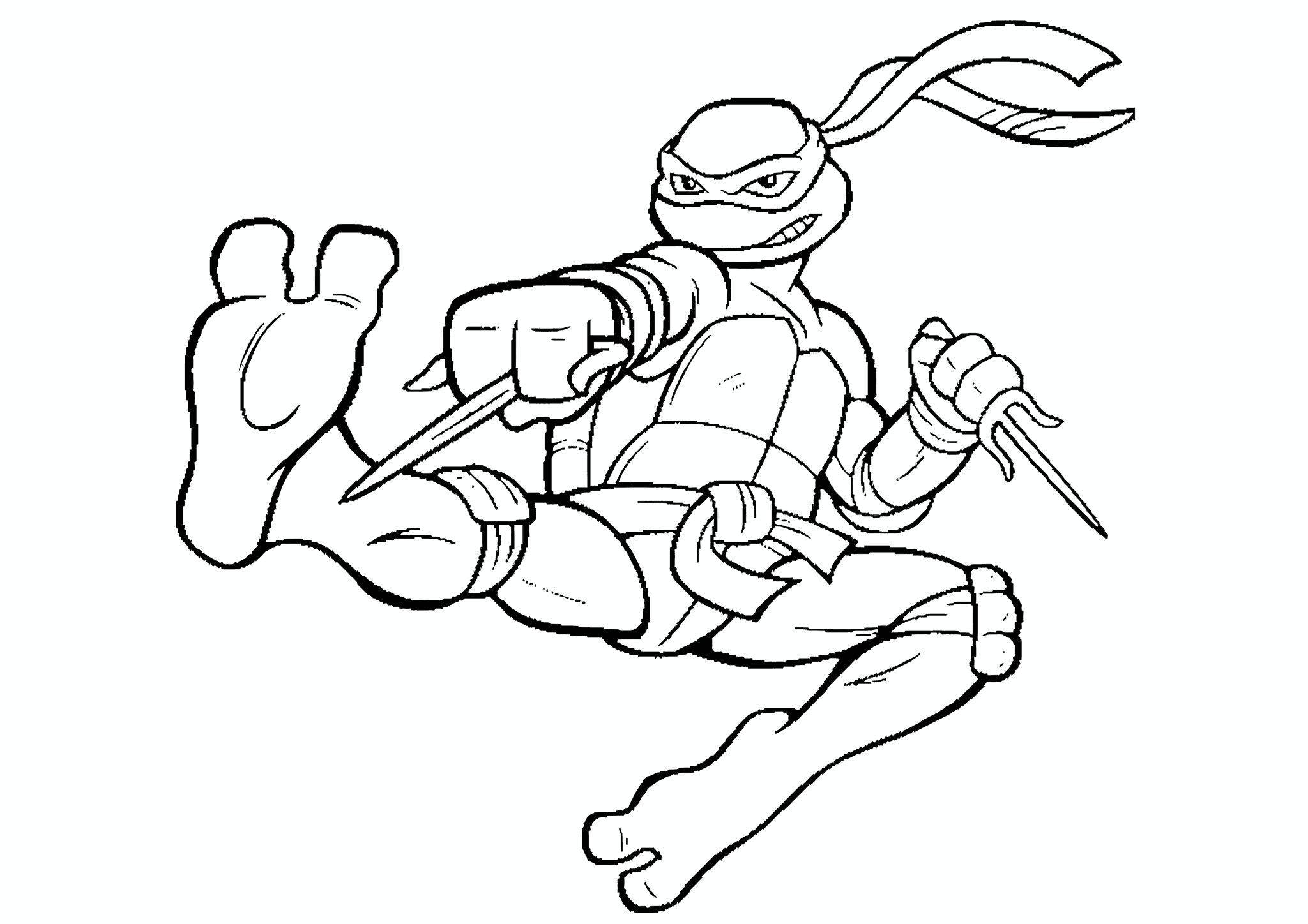 Ninja Turtles: Raphael in the Jump