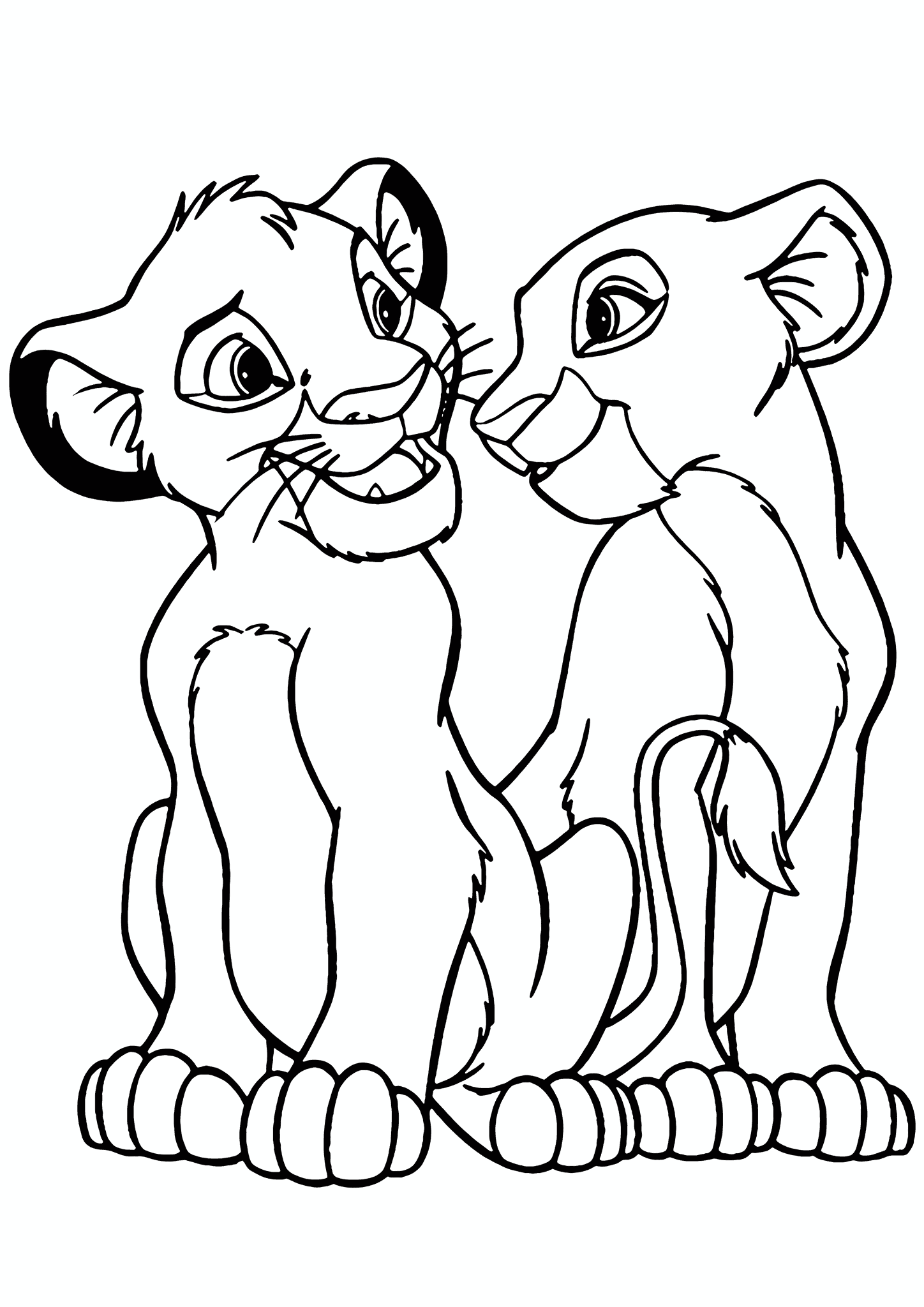 Lion King: Simba and Nala Conversation