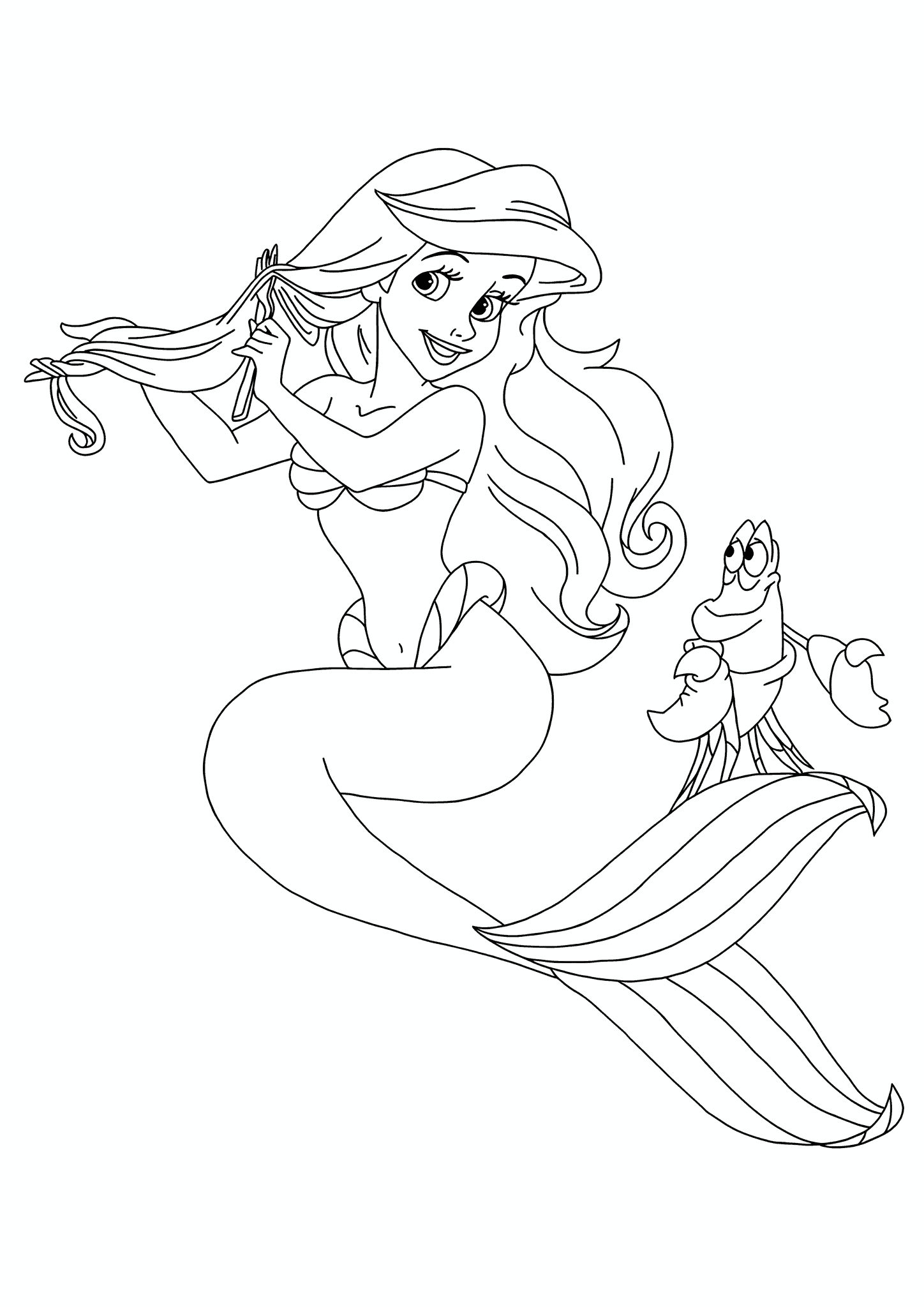 Little Mermaid: a Fork Instead of a Comb