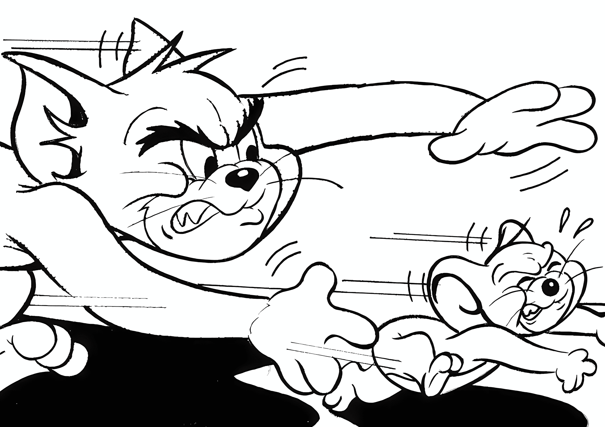 Tom Catches Up with Jerry
