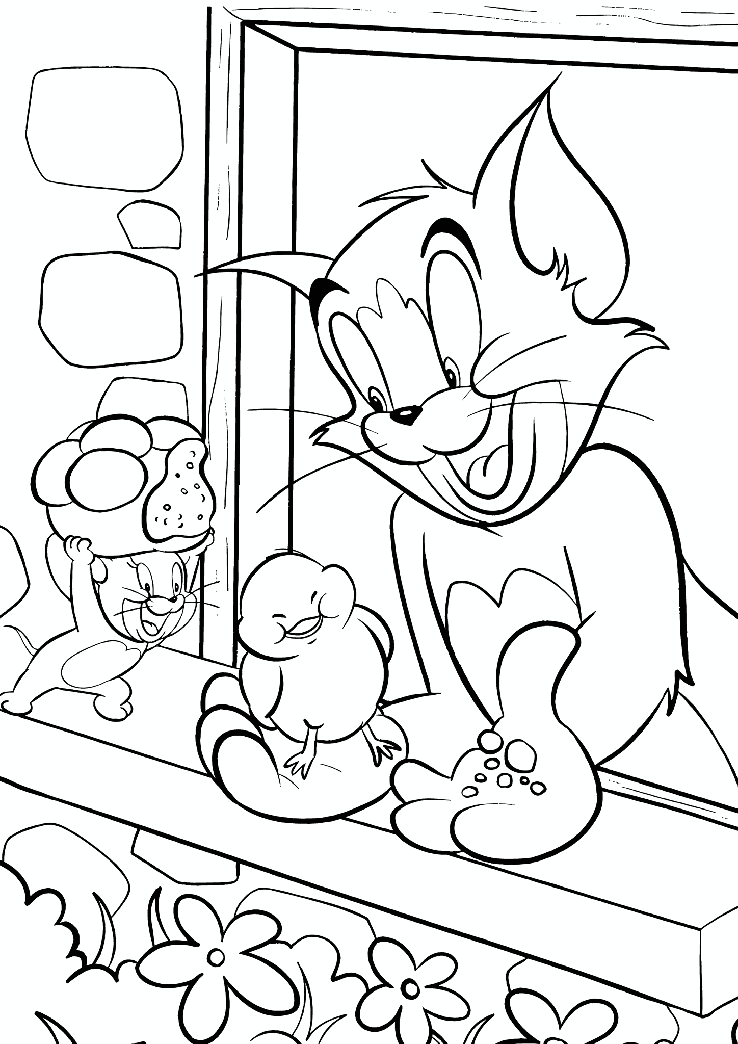 Tom and Jerry Treat the Bird