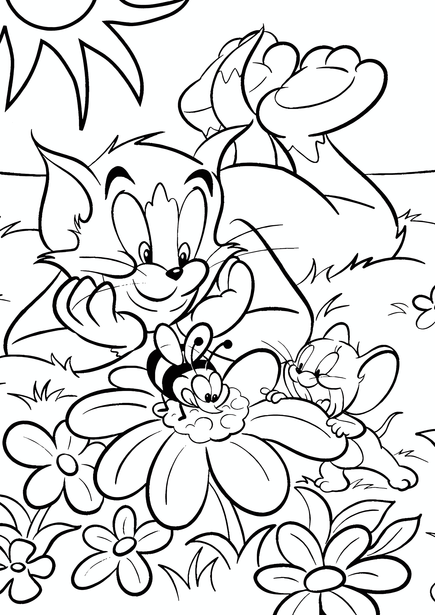 Tom and Jerry: Observation of a Bee