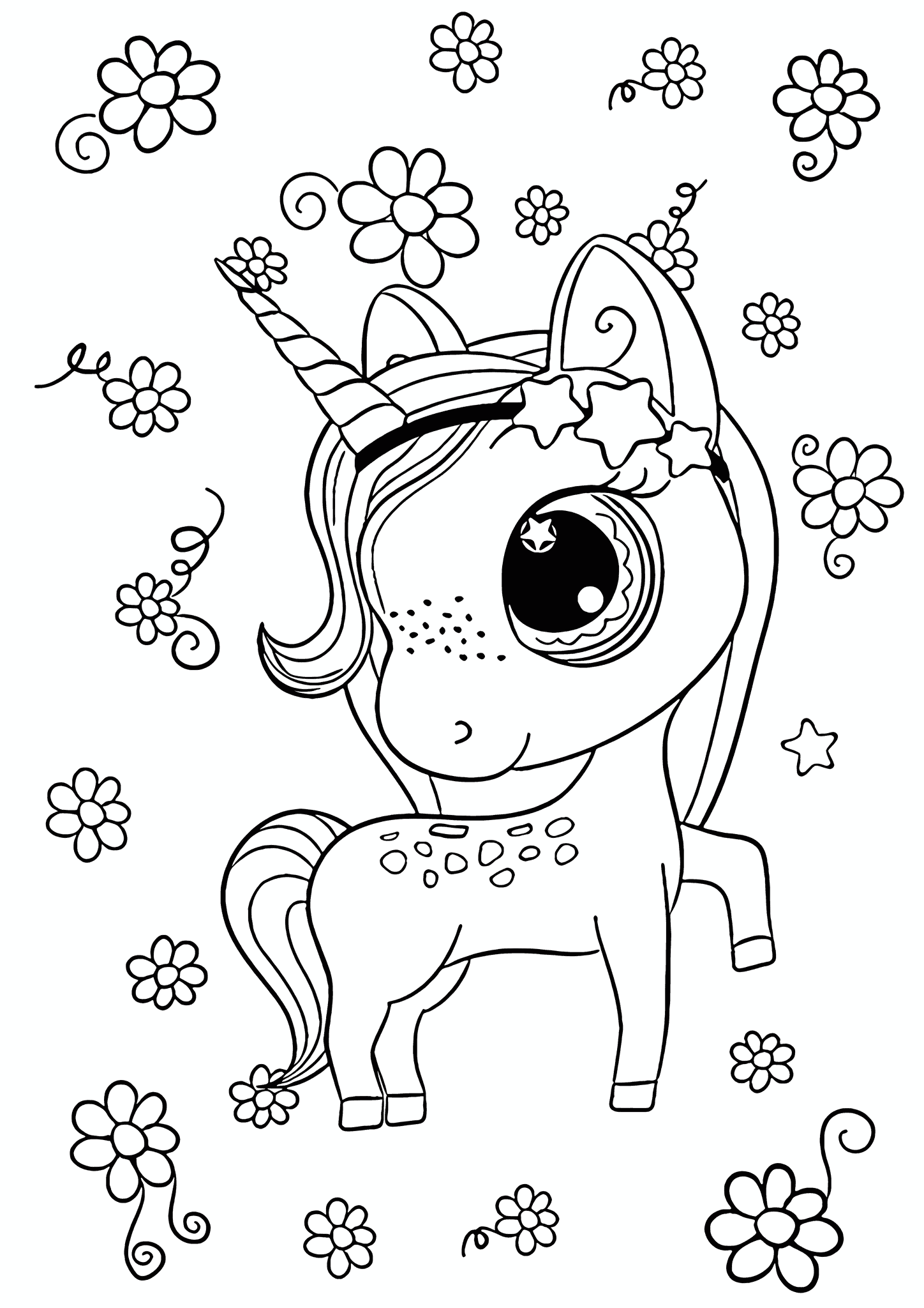 Unicorn in a Cloud of Daisies