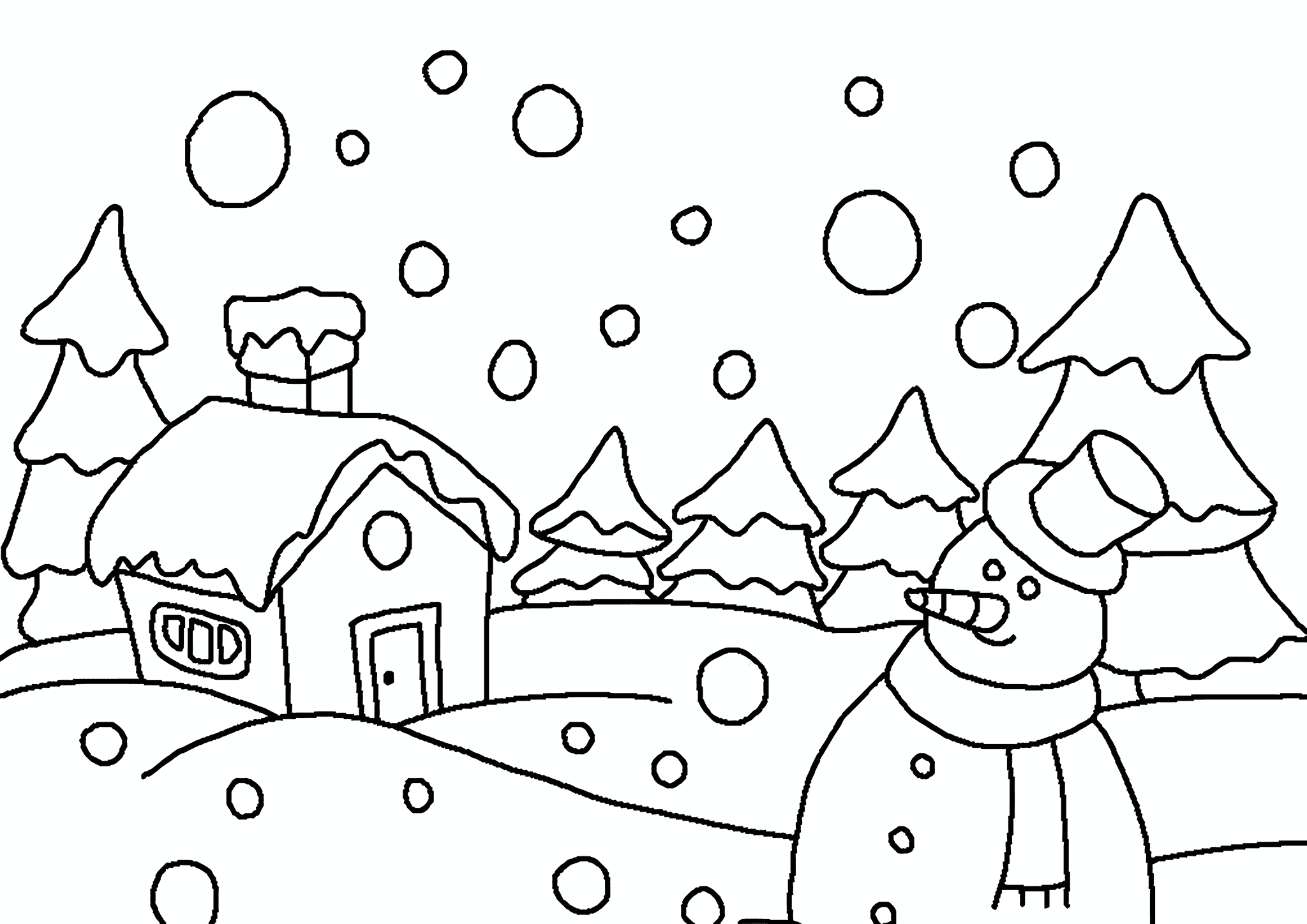 Winter House of the Snowman