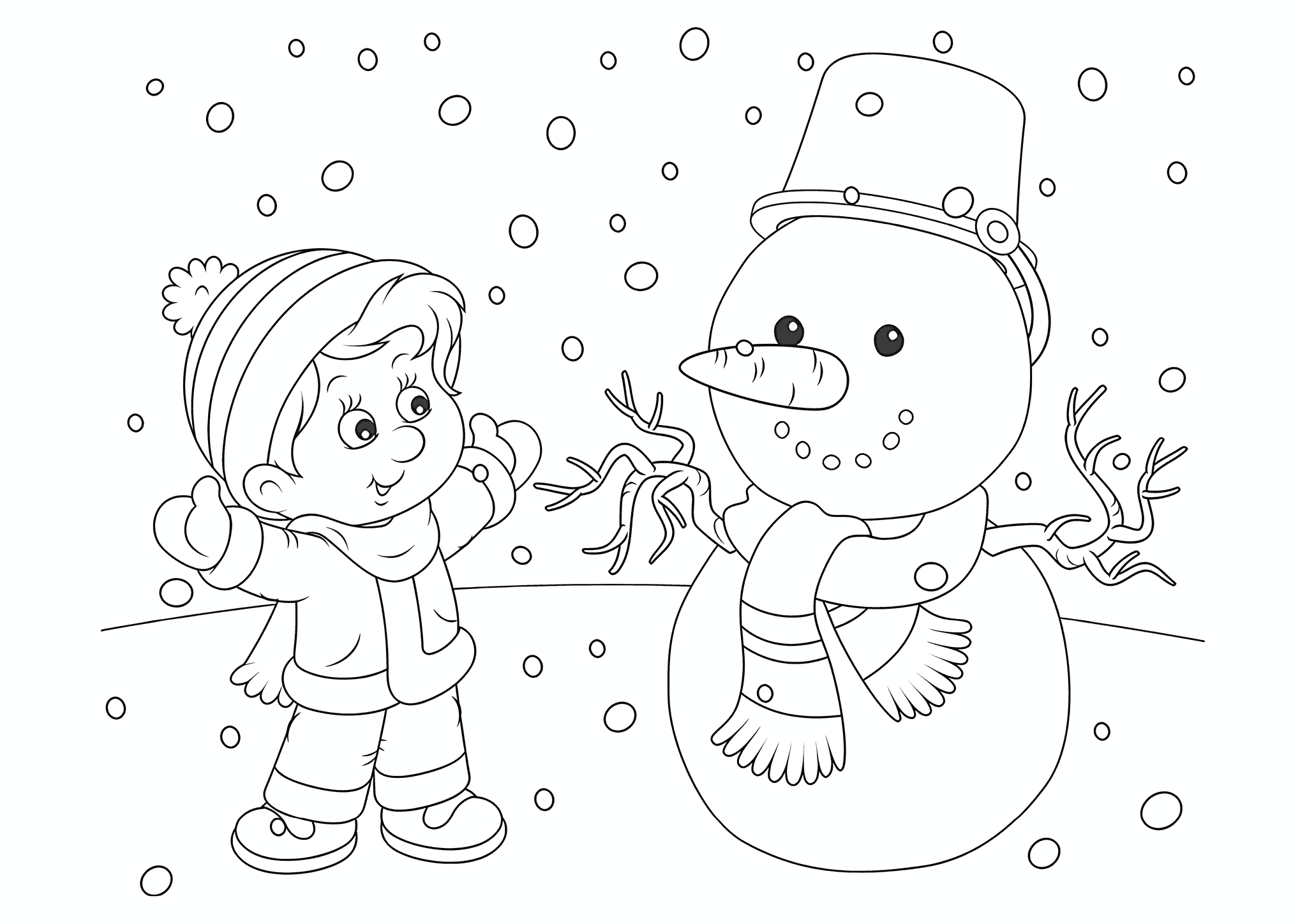 Winter Meeting with the Snowman