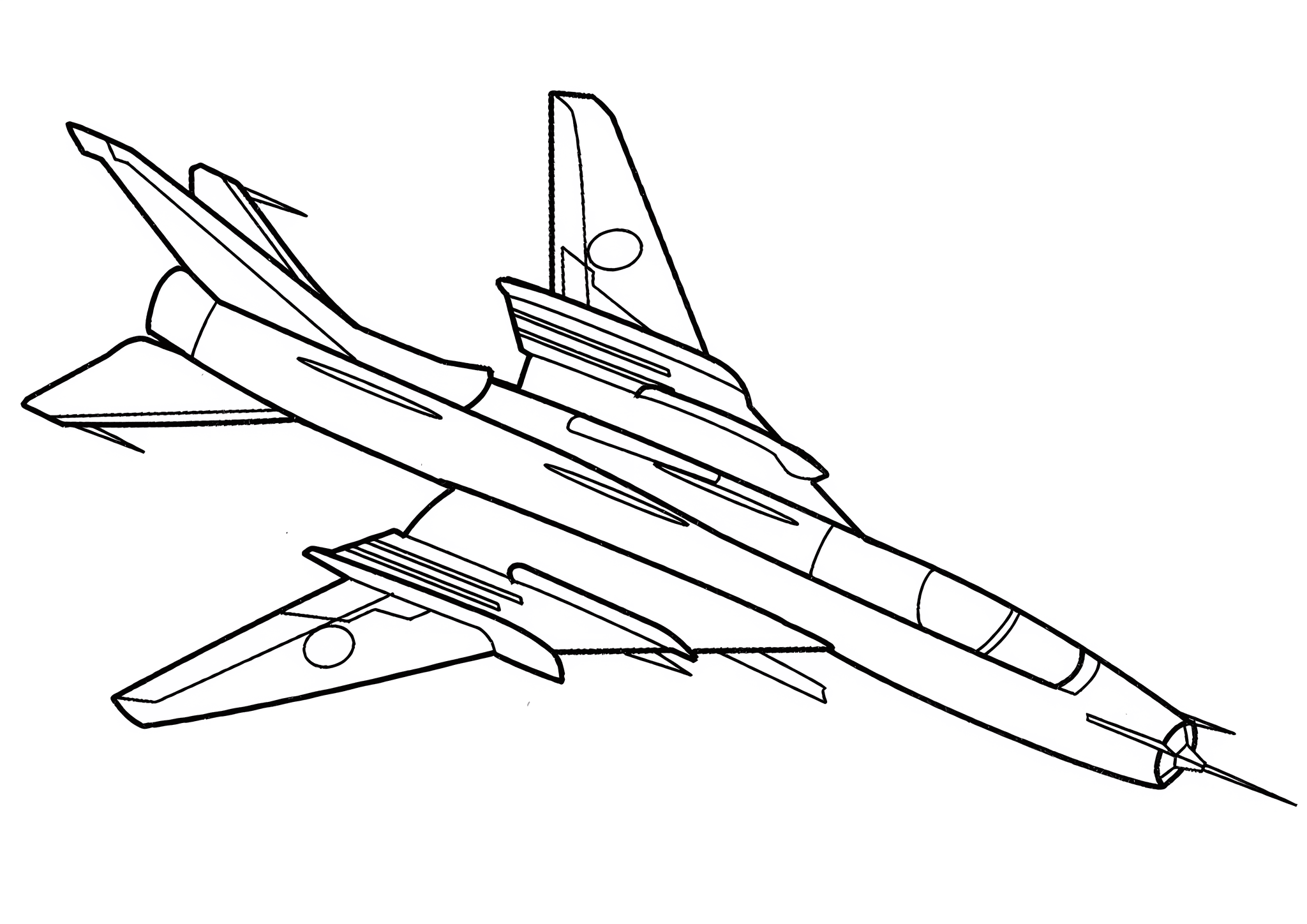 Airplane Su-22 (USSR)