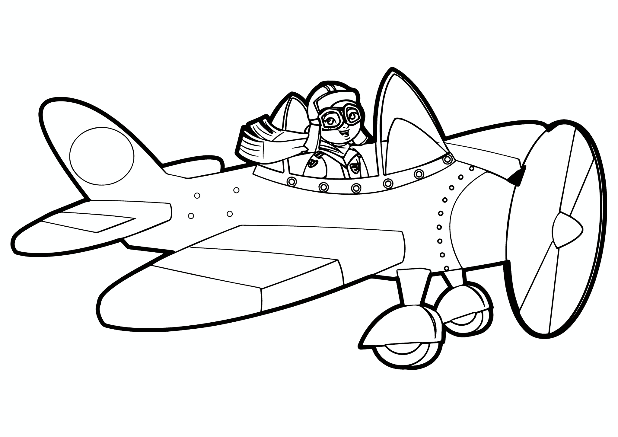Cartoon Airplane