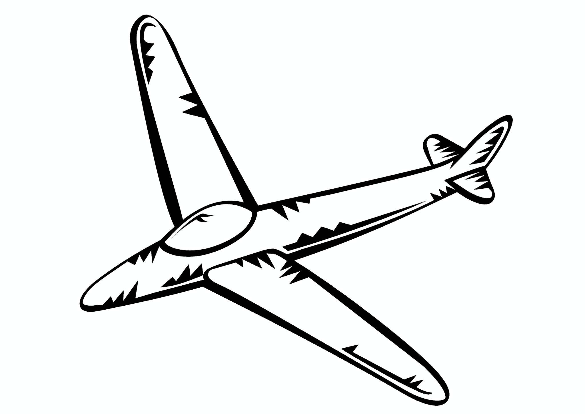 Airplane Cardboard