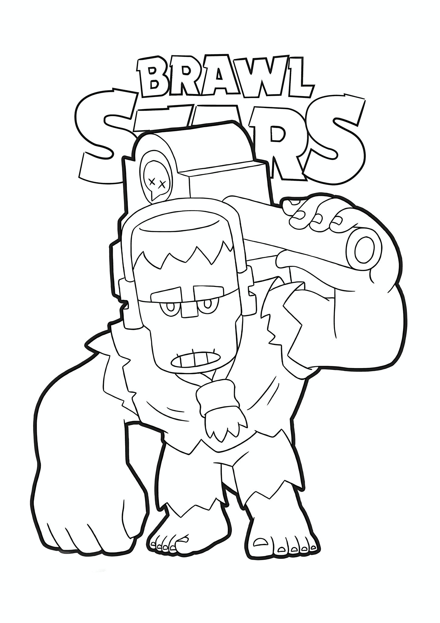 Brawl Stars: Shelly with Pigtails and Guns