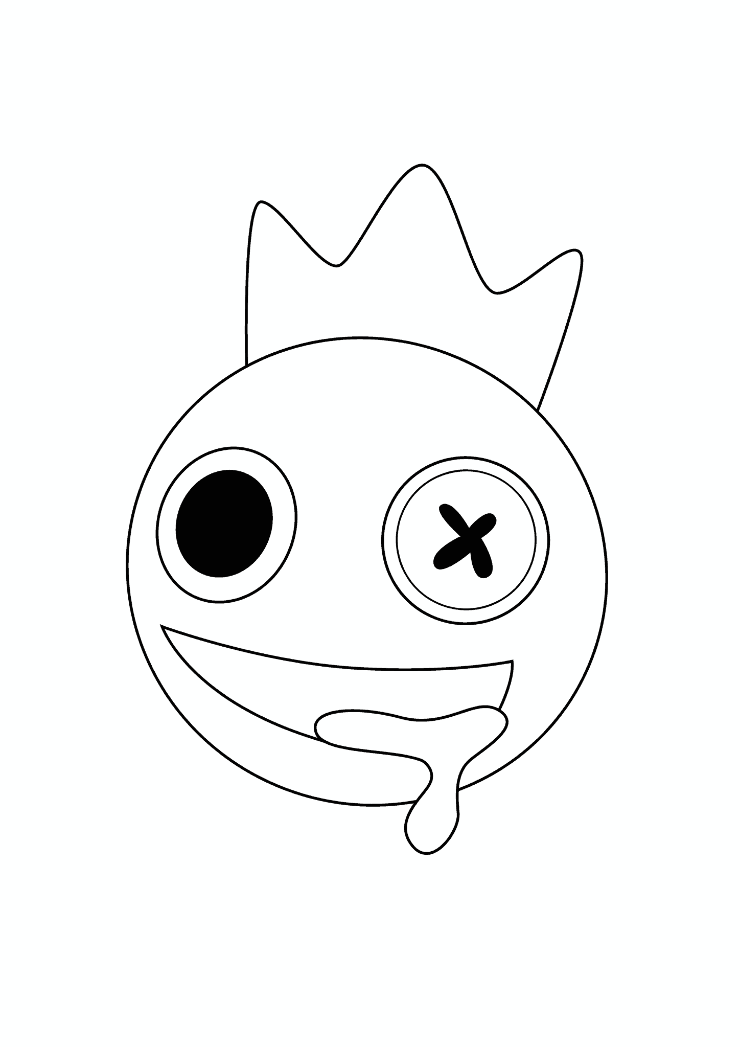 Rainbow Friends: Head Blue