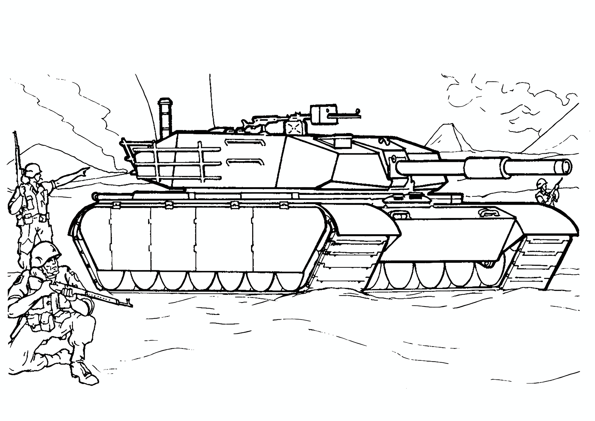 Tank M1A1 Abrams (USA)