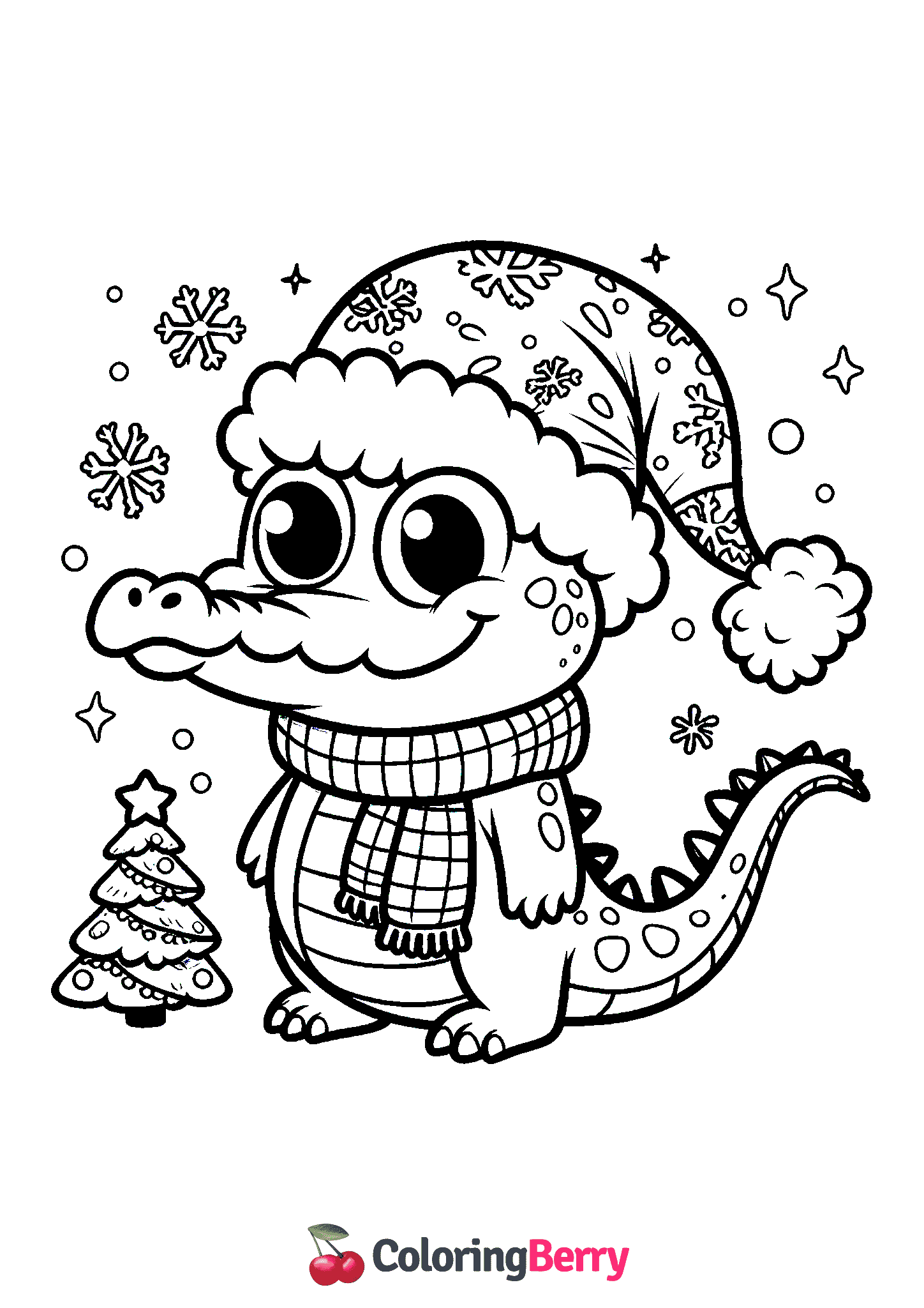 Christmas Crocodile