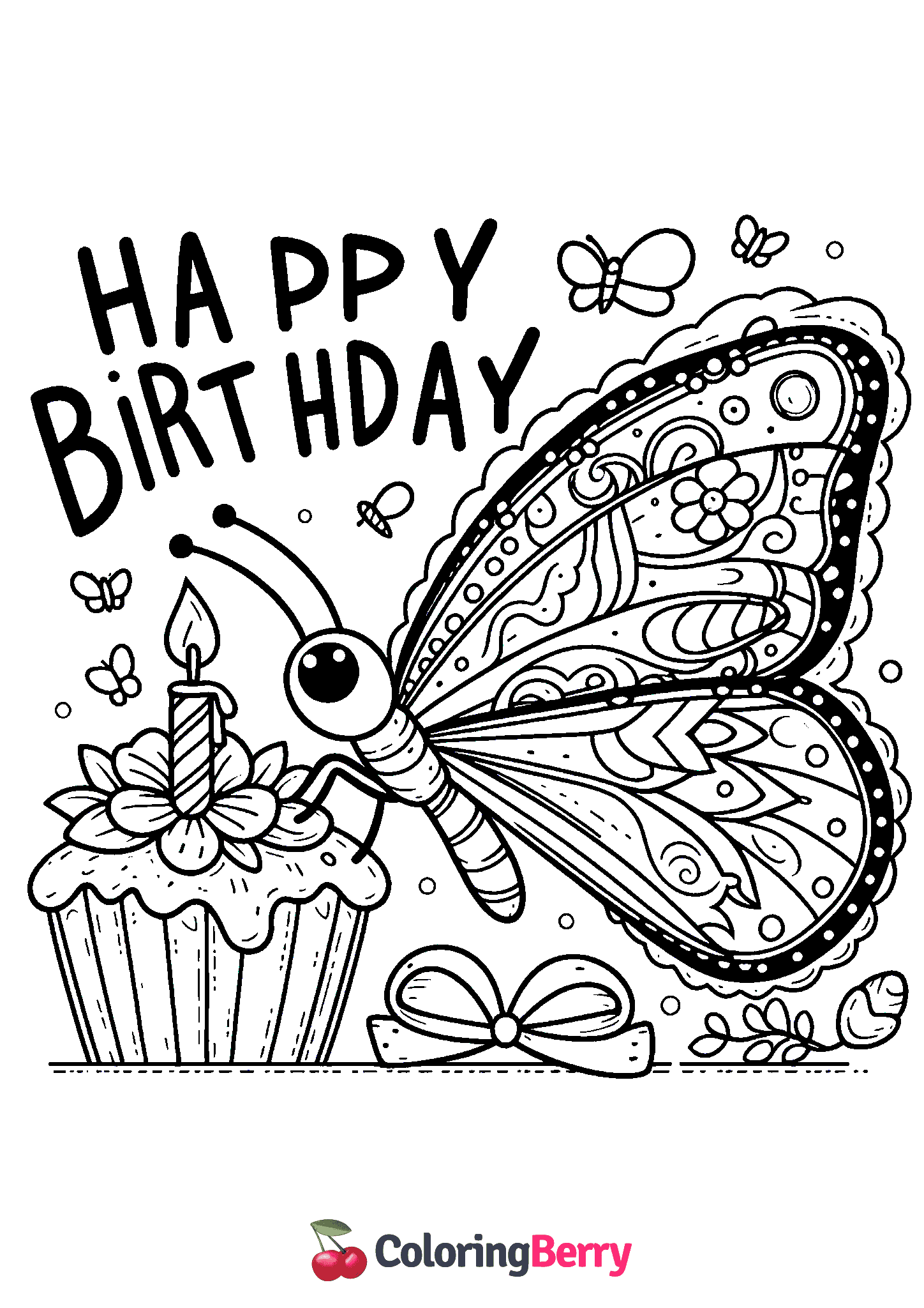 Butterfly Happy Birthday