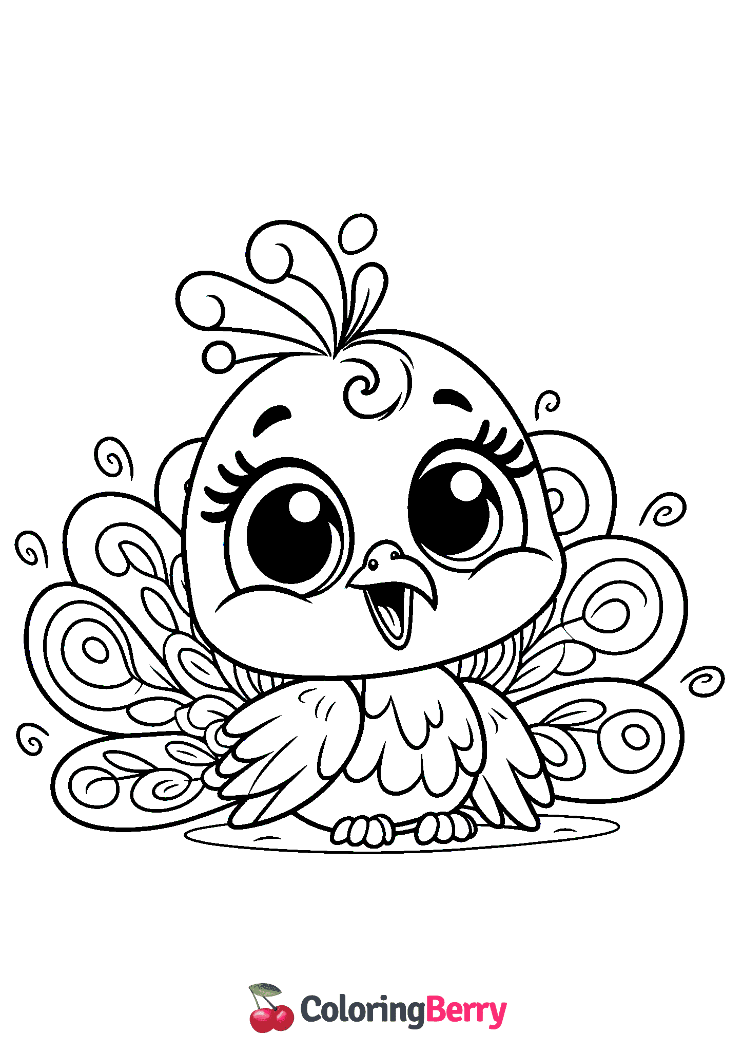 Funny Peacock