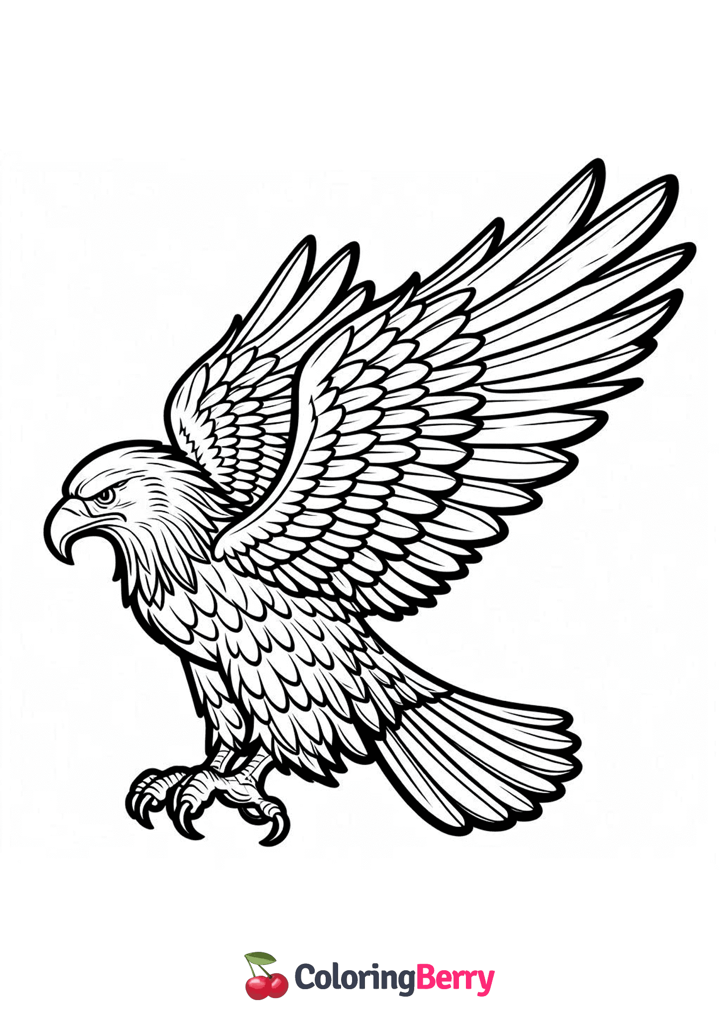 Golden Eagle in Flight