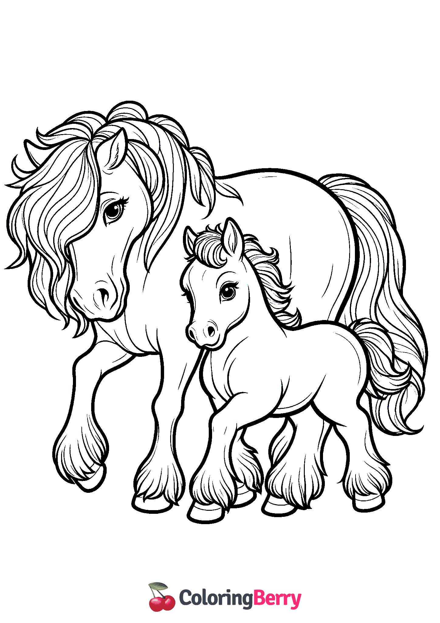 Horse and Foal