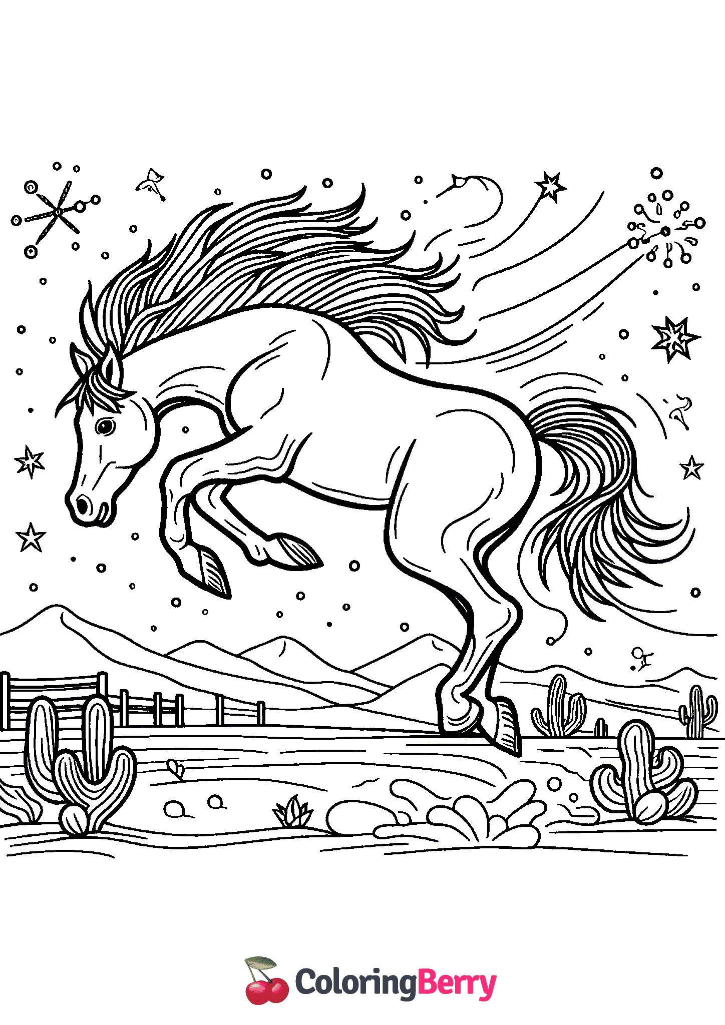 Jumping Horse