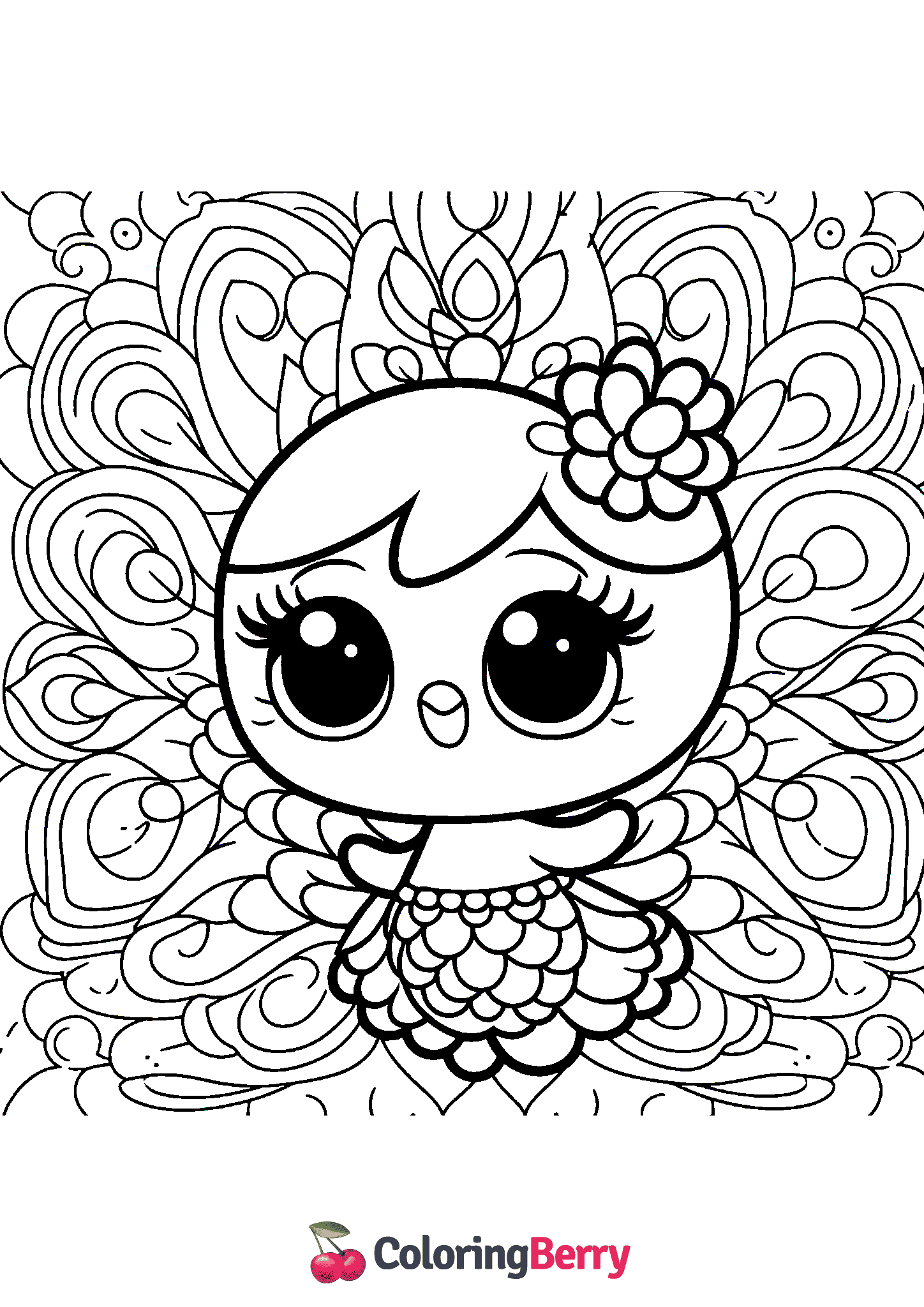 Kawaii Peacock