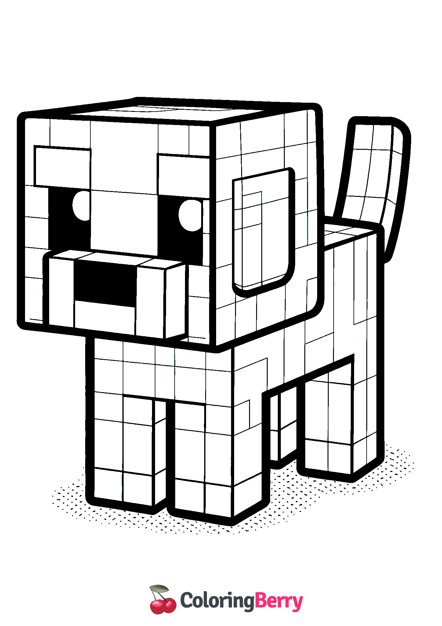 Minecraft Dog