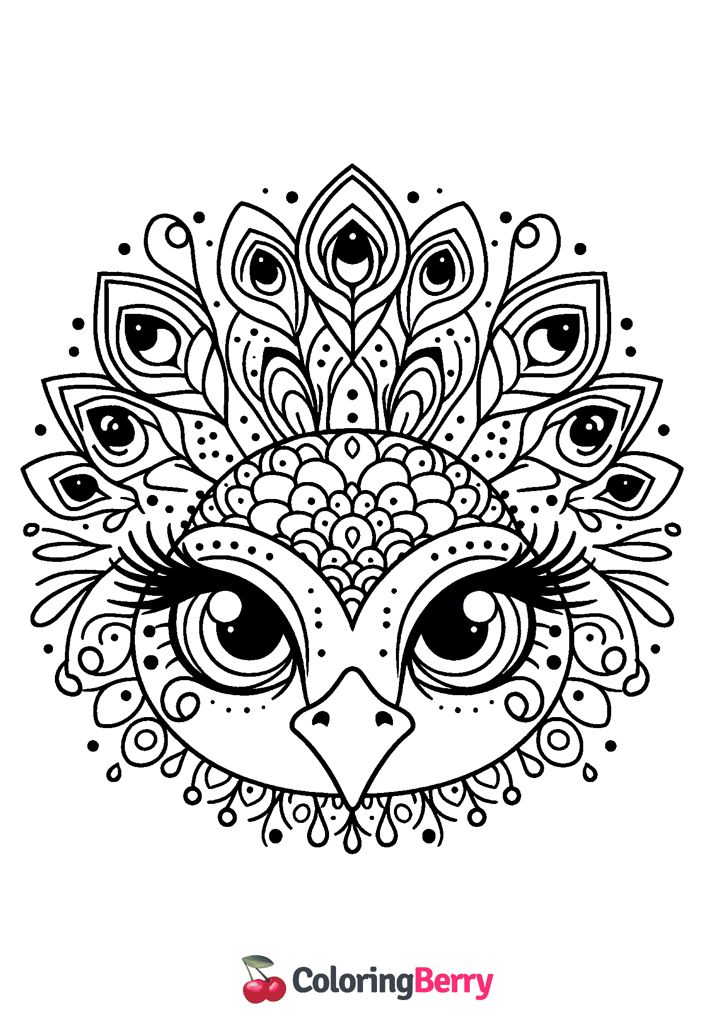 Peacock Face