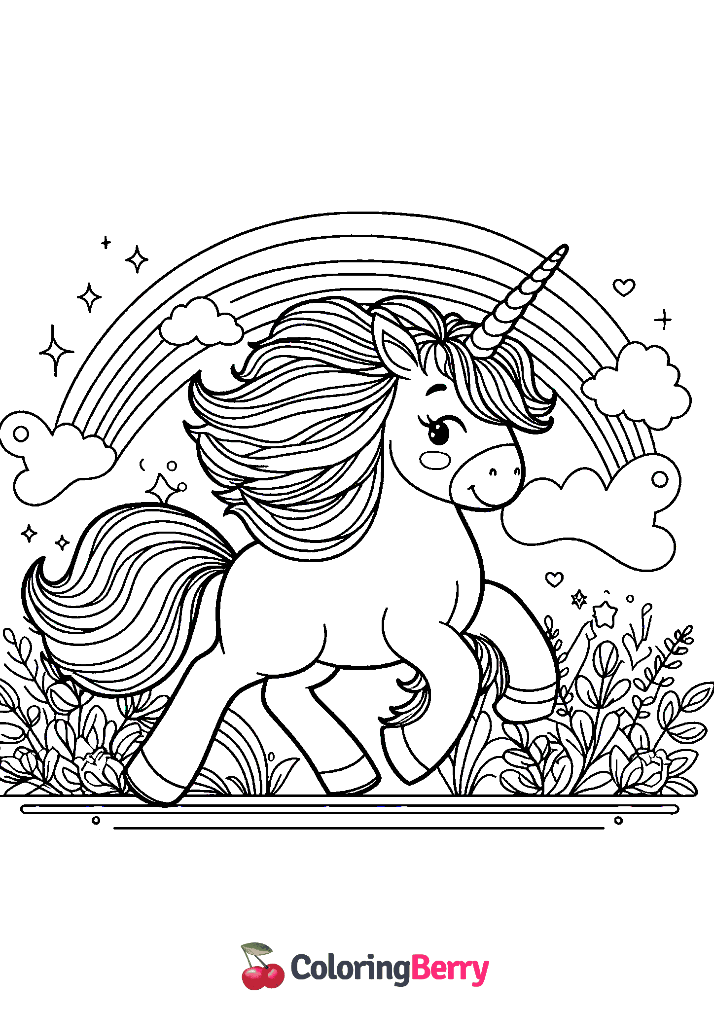 Rainbow Horse
