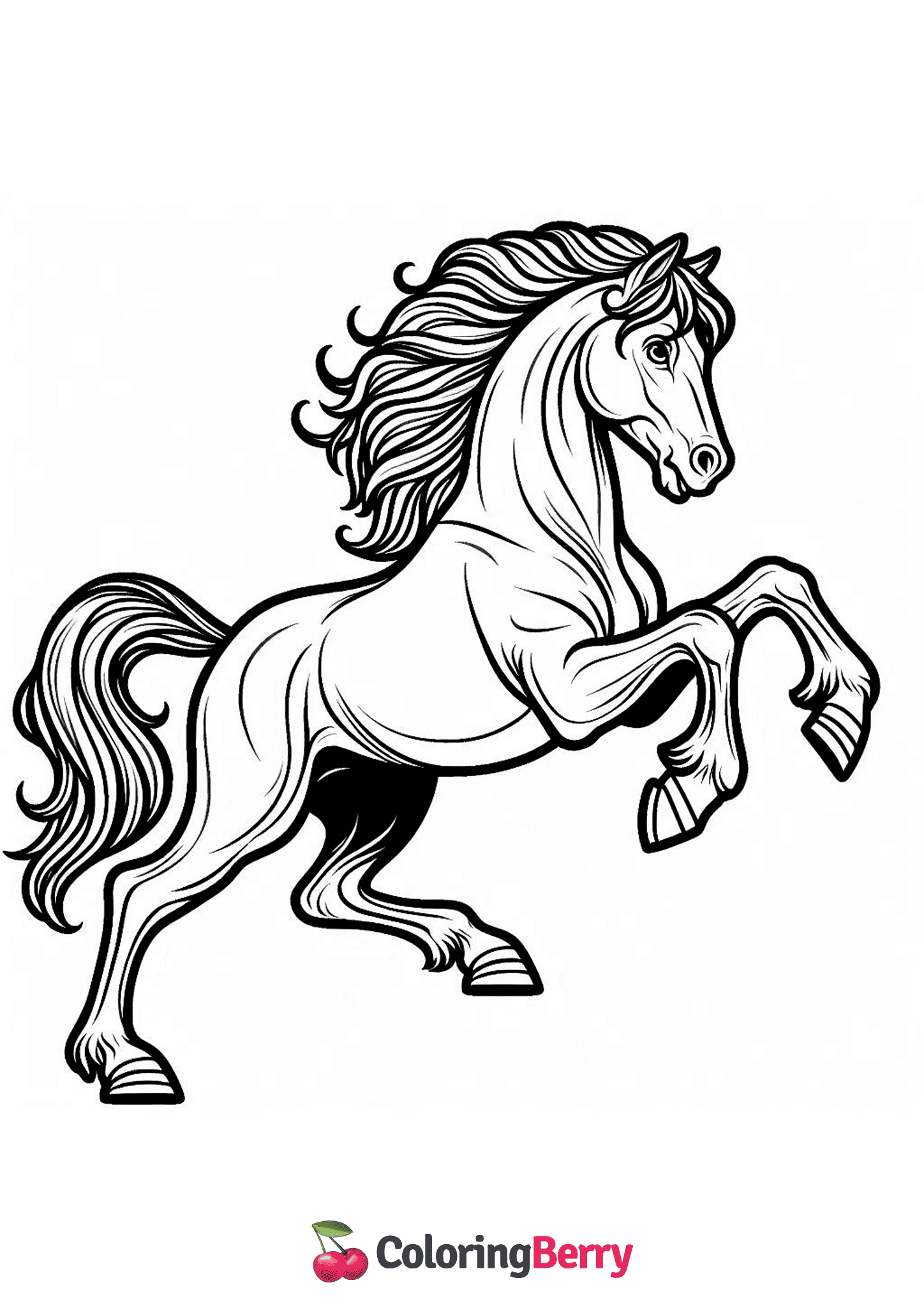 Rearing Horse