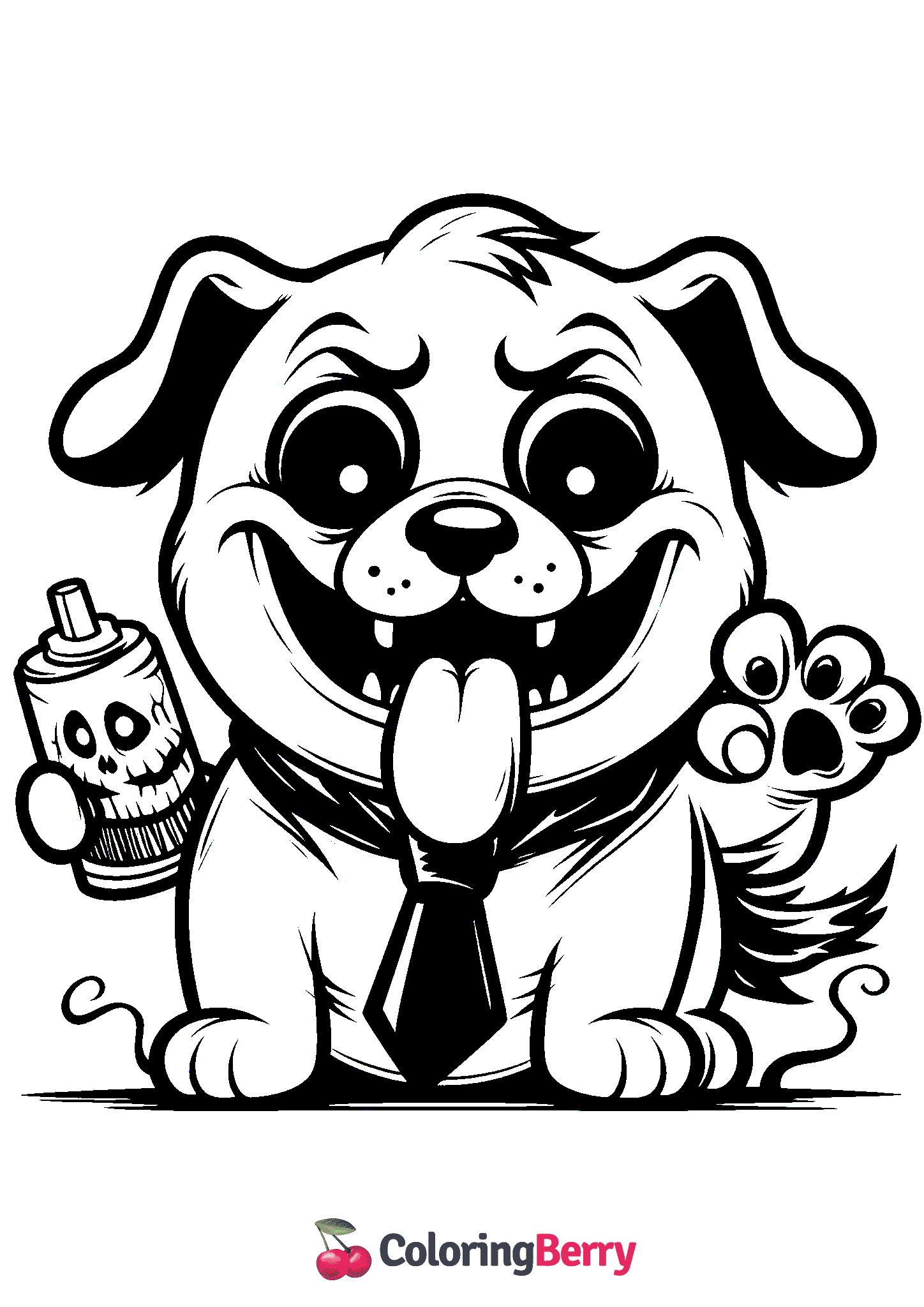 Scary Cartoon Dog