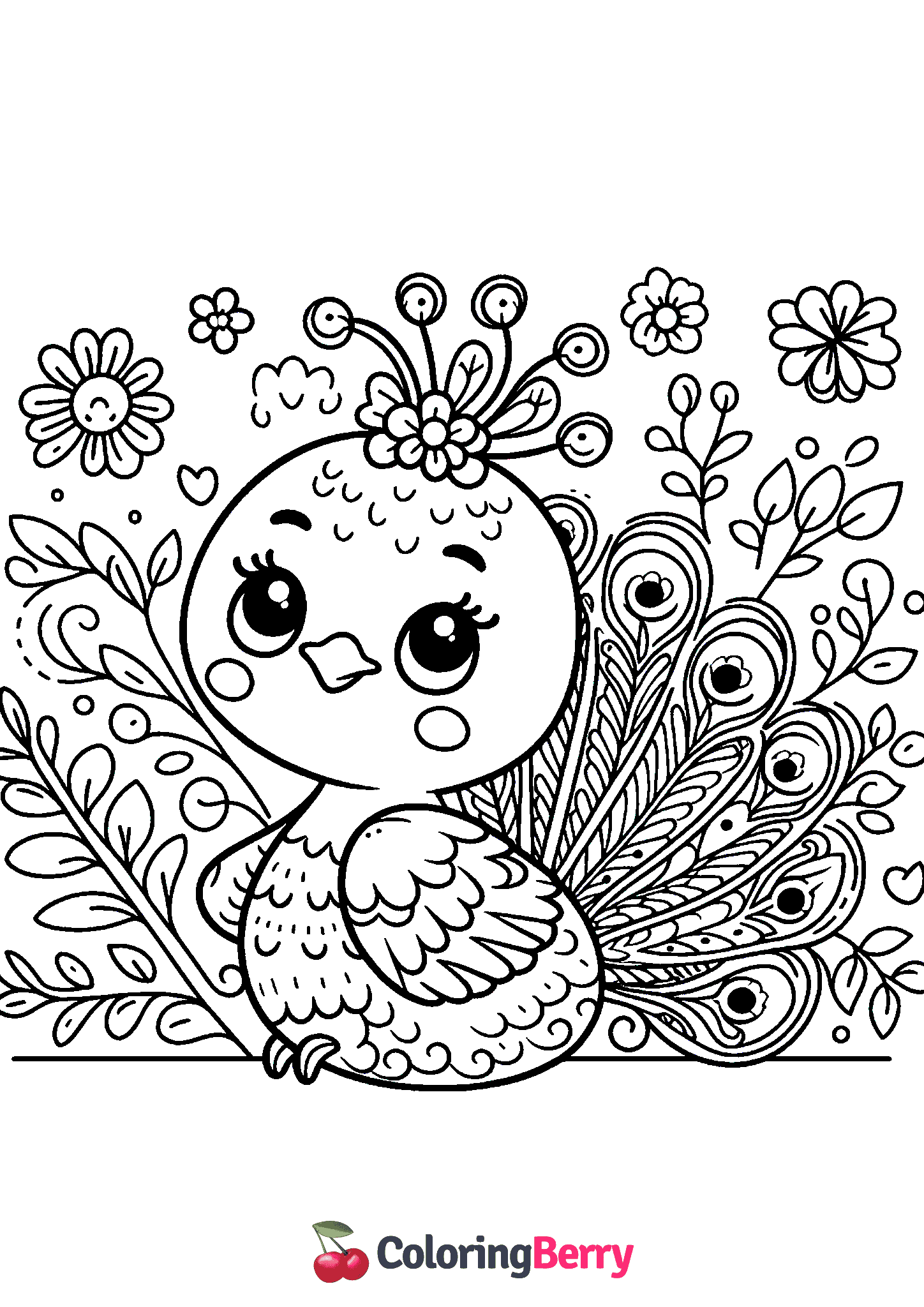 Simple Peacock